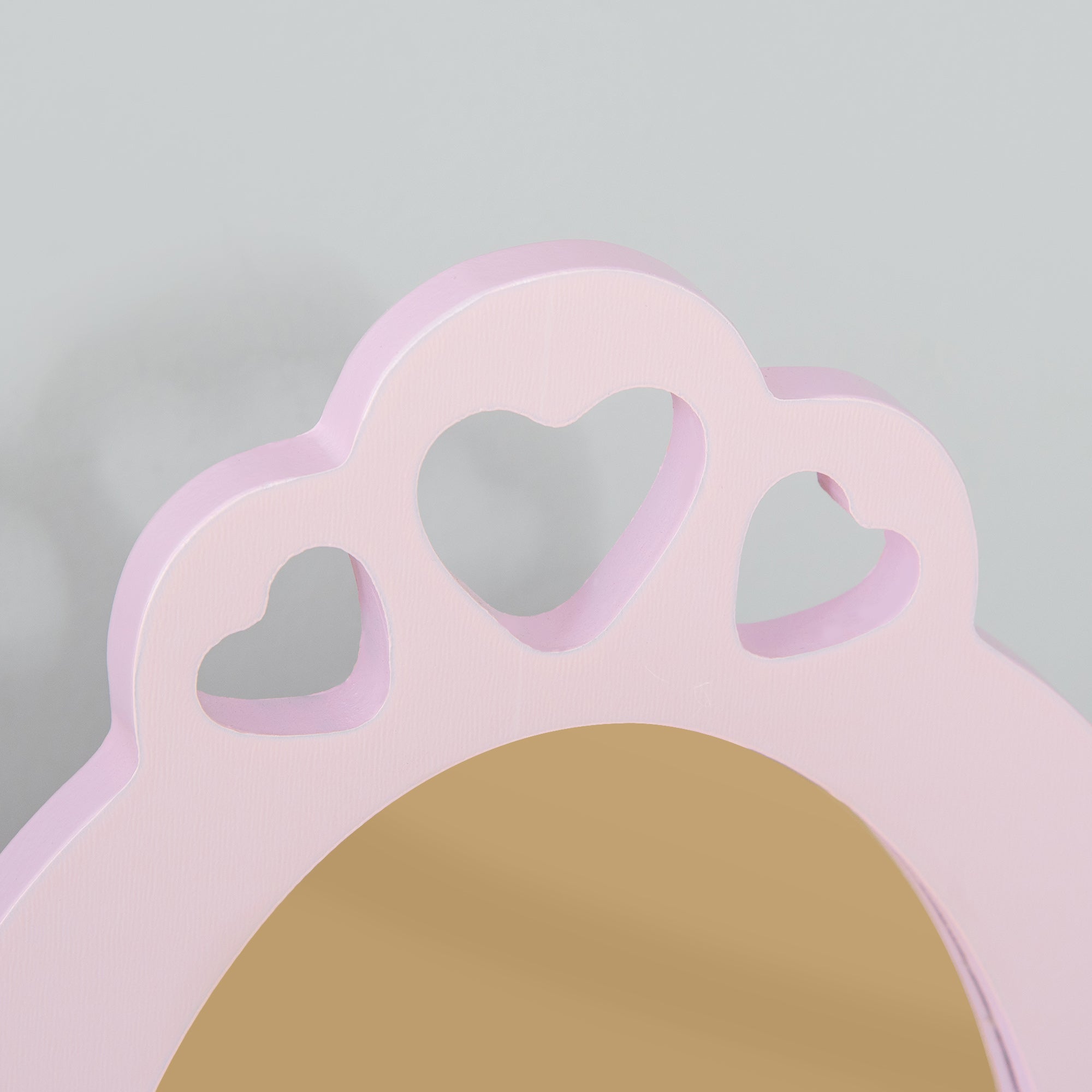 Kozy Kids Vanity Table & Stool Girls Dressing Set Make Up Desk Chair Dresser Play Set with Mirror Pink