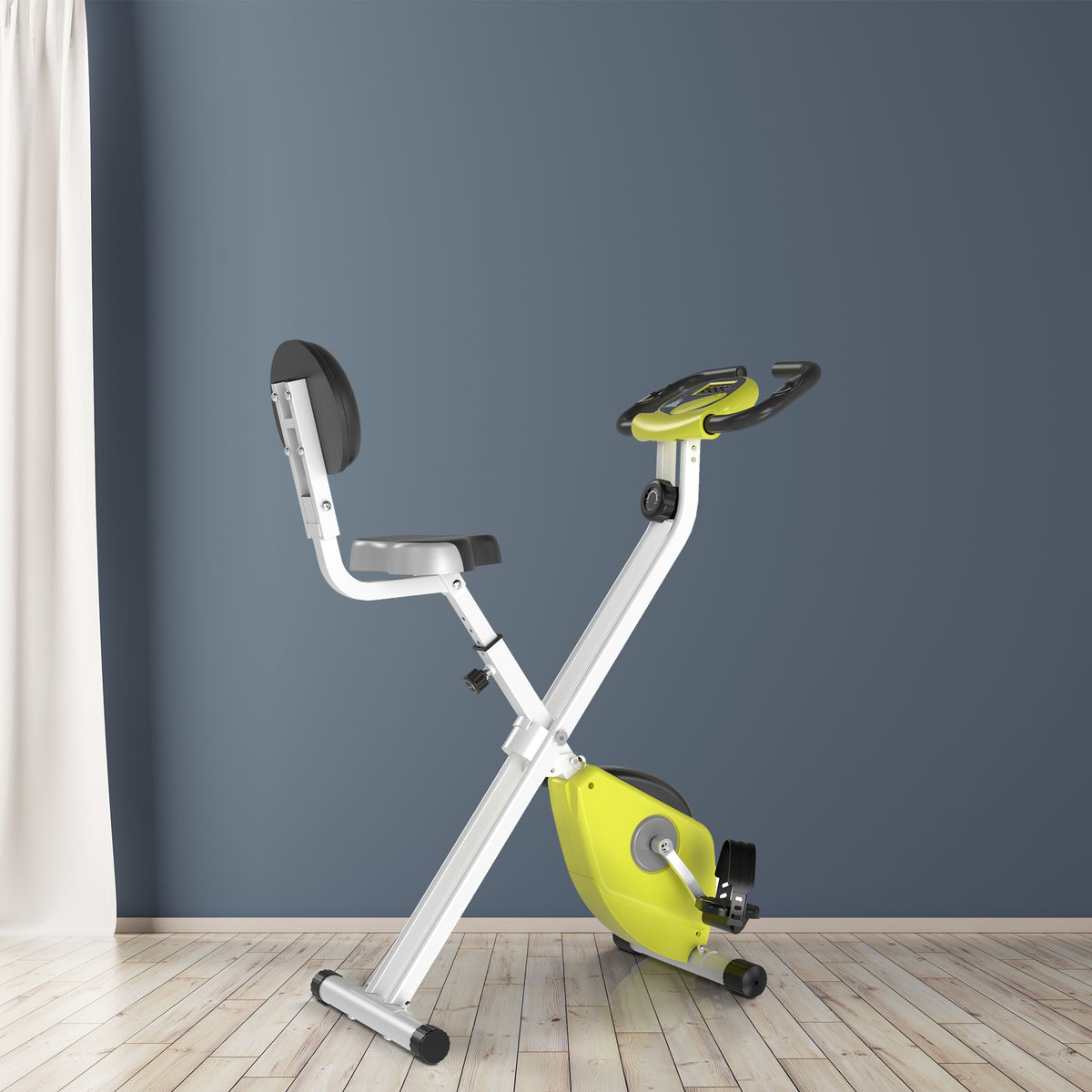 HOMCOM Folding Exercise Bike, Foldable 8