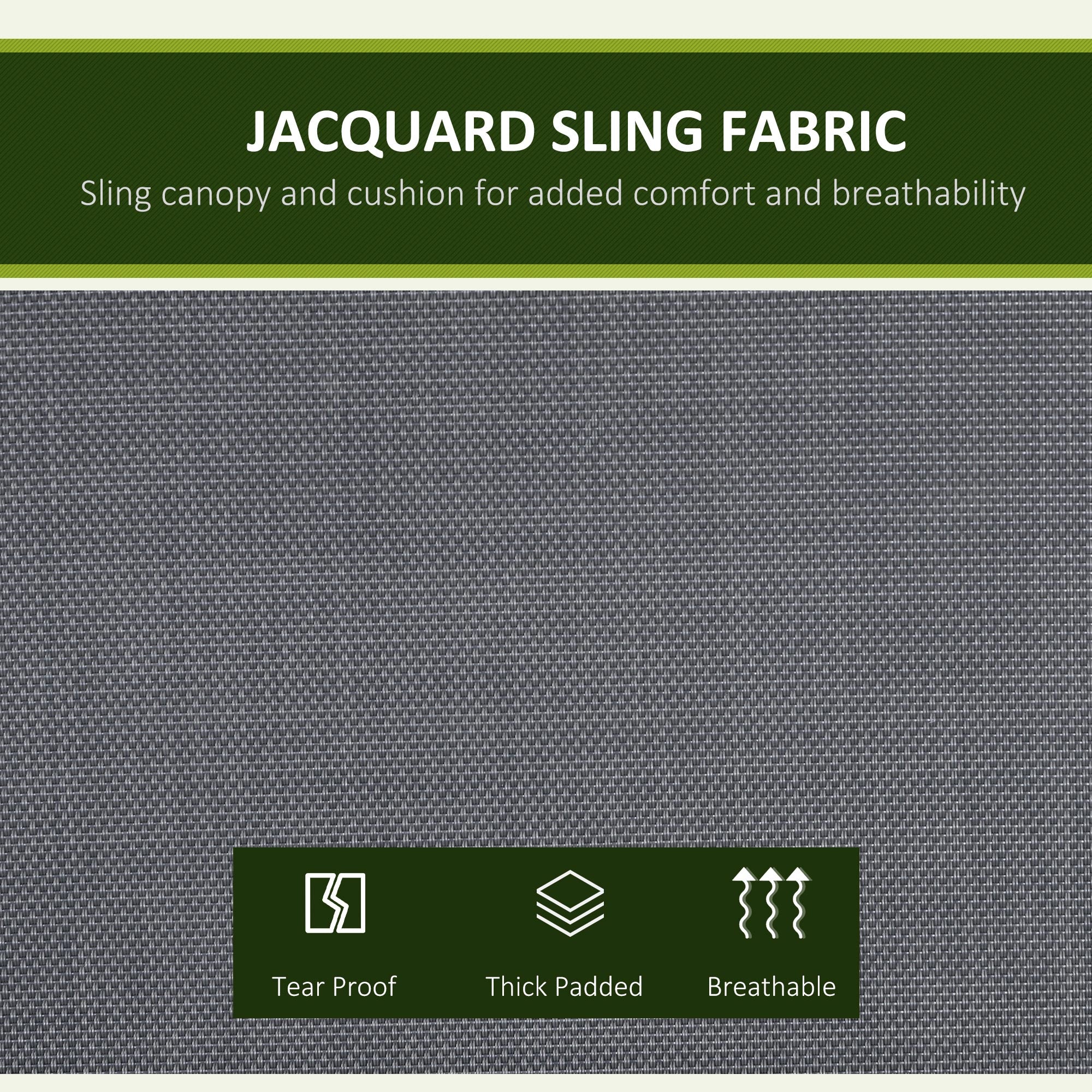 Kozy Outdoor 3-person Metal Porch Swing Chair Bench, Grey