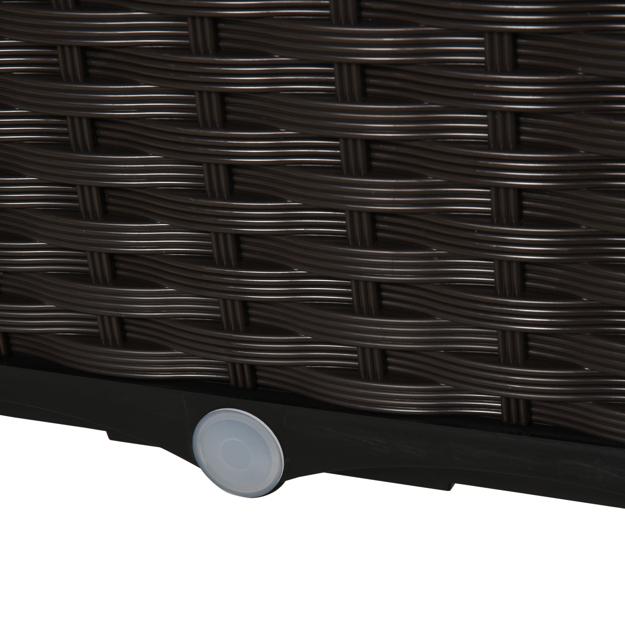 Kozy 26L Garden Raised Bed Elevated Patio Flower Plant Planter Box PP Vegetables Planting Container, Brown