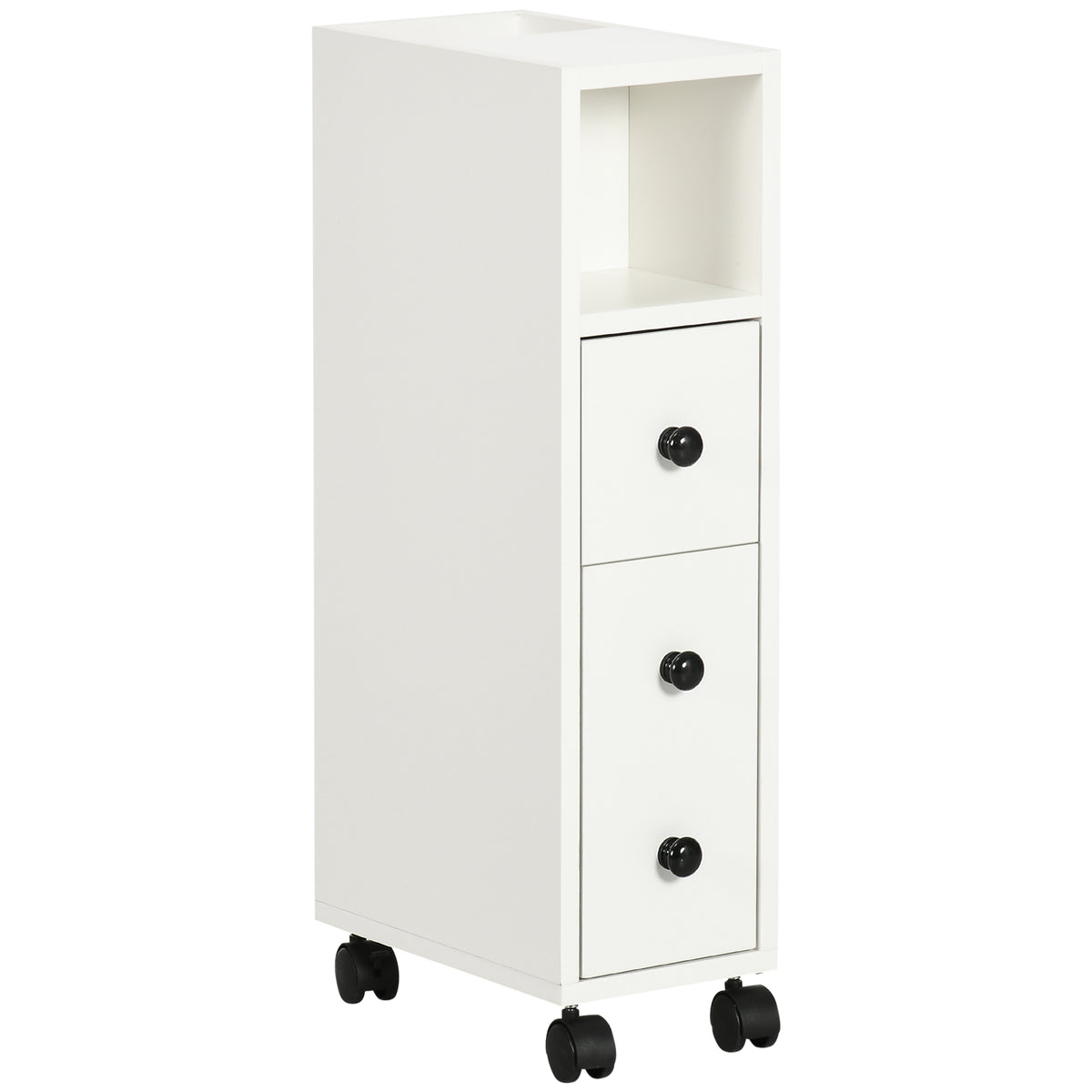 Kozy Slimline Bathroom Storage Cabinet - White