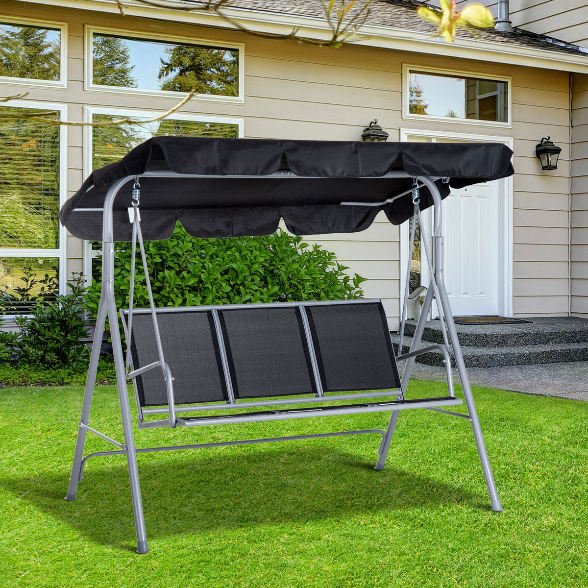 Outsunny Patio Swing Chair 3