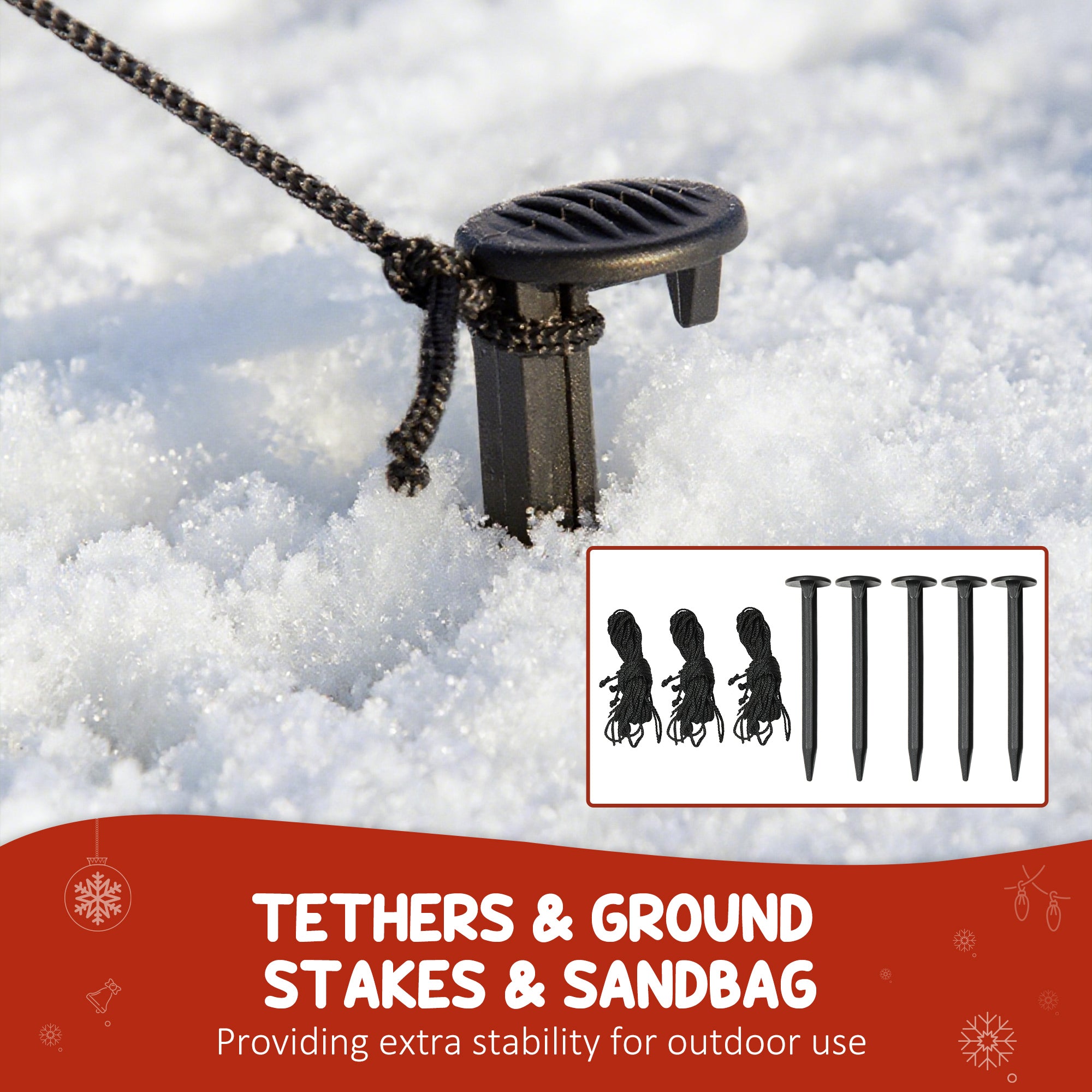 Kozy 6FT Christmas Inflatables Snowman & Dog with Built-in LED Lights and Flashing Light, Blow Up Christmas Inflatable Decoration for Indoor Outdoor Decor, Garden