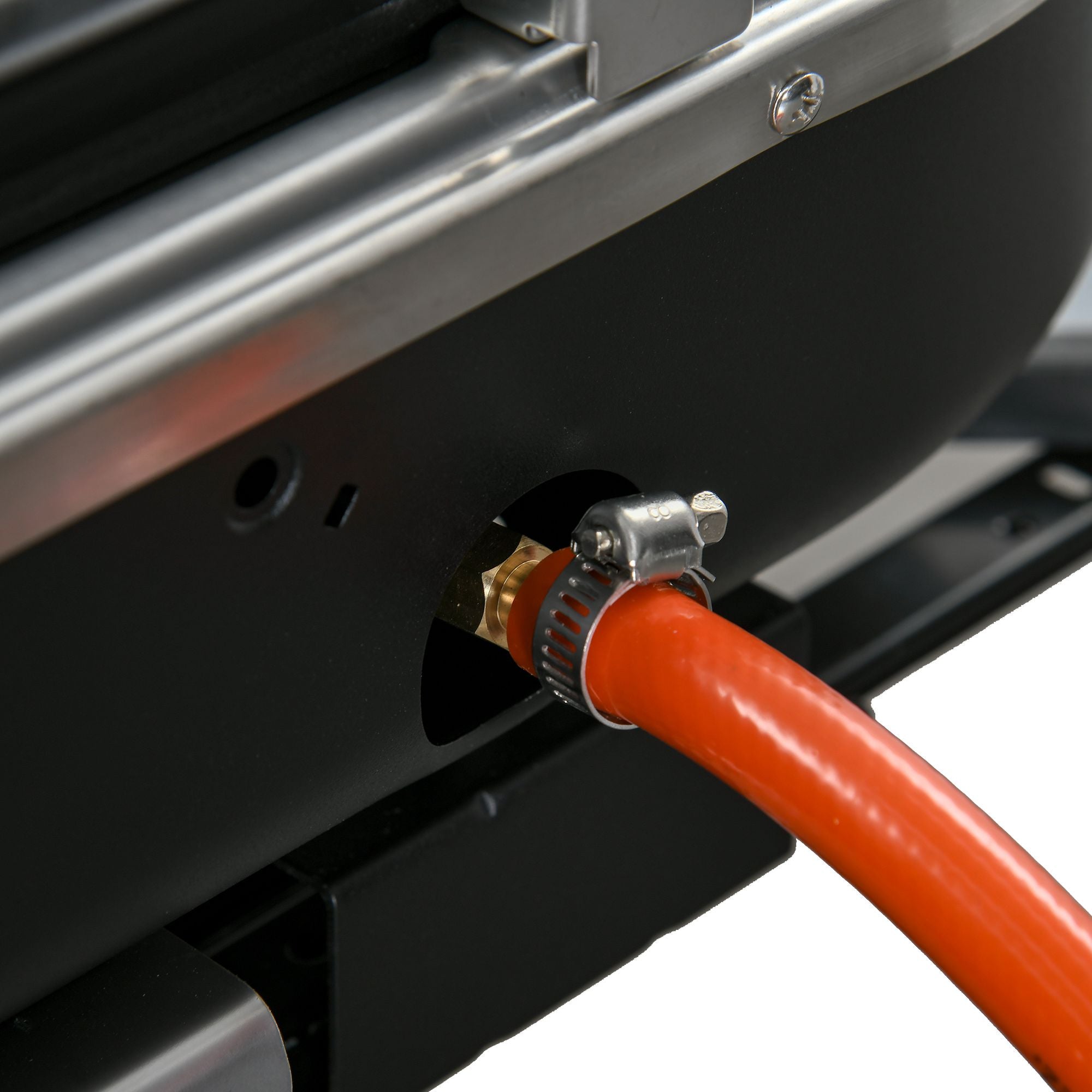 Kozy Foldable Gas BBQ Grill 2 Burner Table Top Barbecue with Lid Piezo Ignition Thermometer for Camping Picnic Cooking, Aluminium Alloy