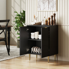 Kozy Adjustable Shelf Sideboard - Black