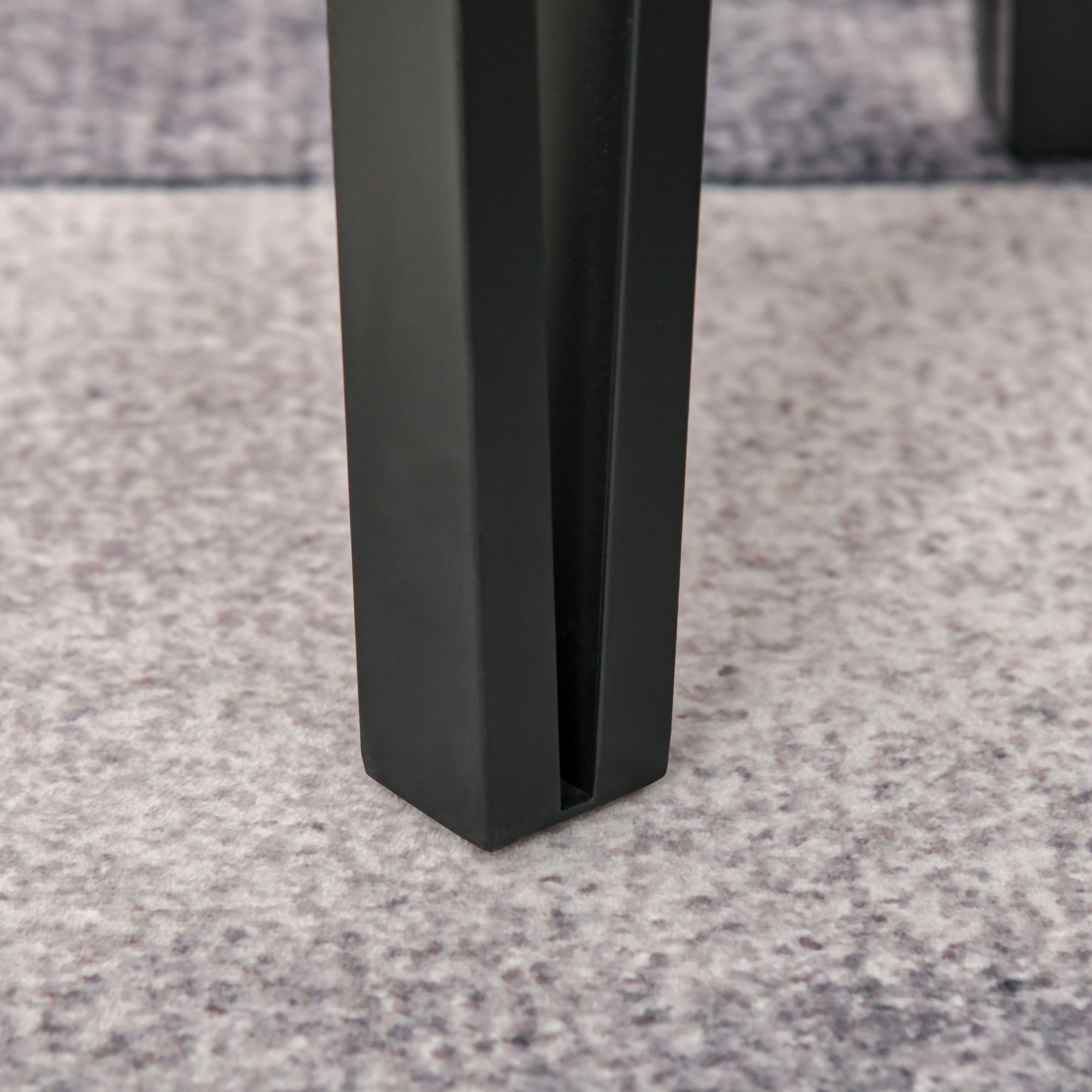 Kozy Nest of Tables, Coffee Table Set of 3, Triangle Nesting Tables with Metal Legs, Industrial End Side Table for Living Room, Walnut Wood Grain