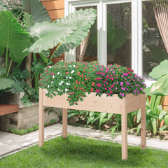 Outsunny Garden Wooden Planters， Non