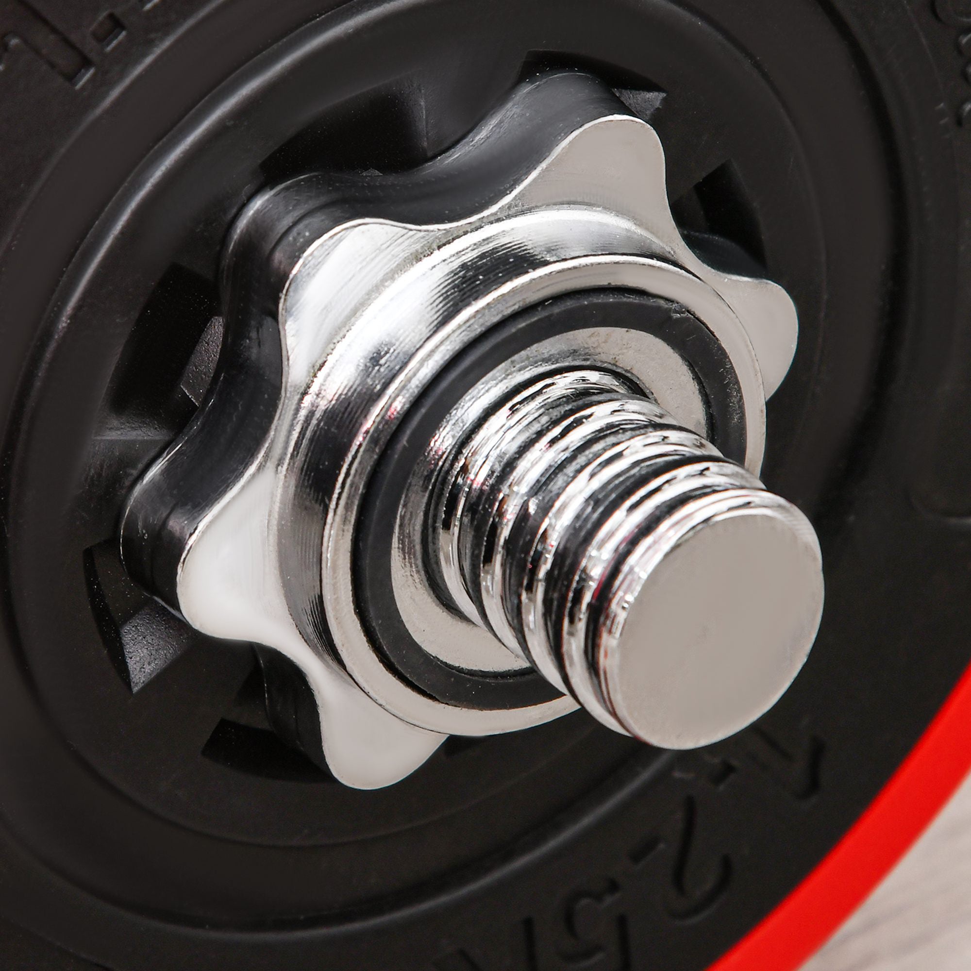 Kozy 30KGS 2-In-1 Dumbbell & Barbell Adjustable Set Strength Muscle Exercise Fitness Plate Bar Clamp Rod Home Gym Sports Area