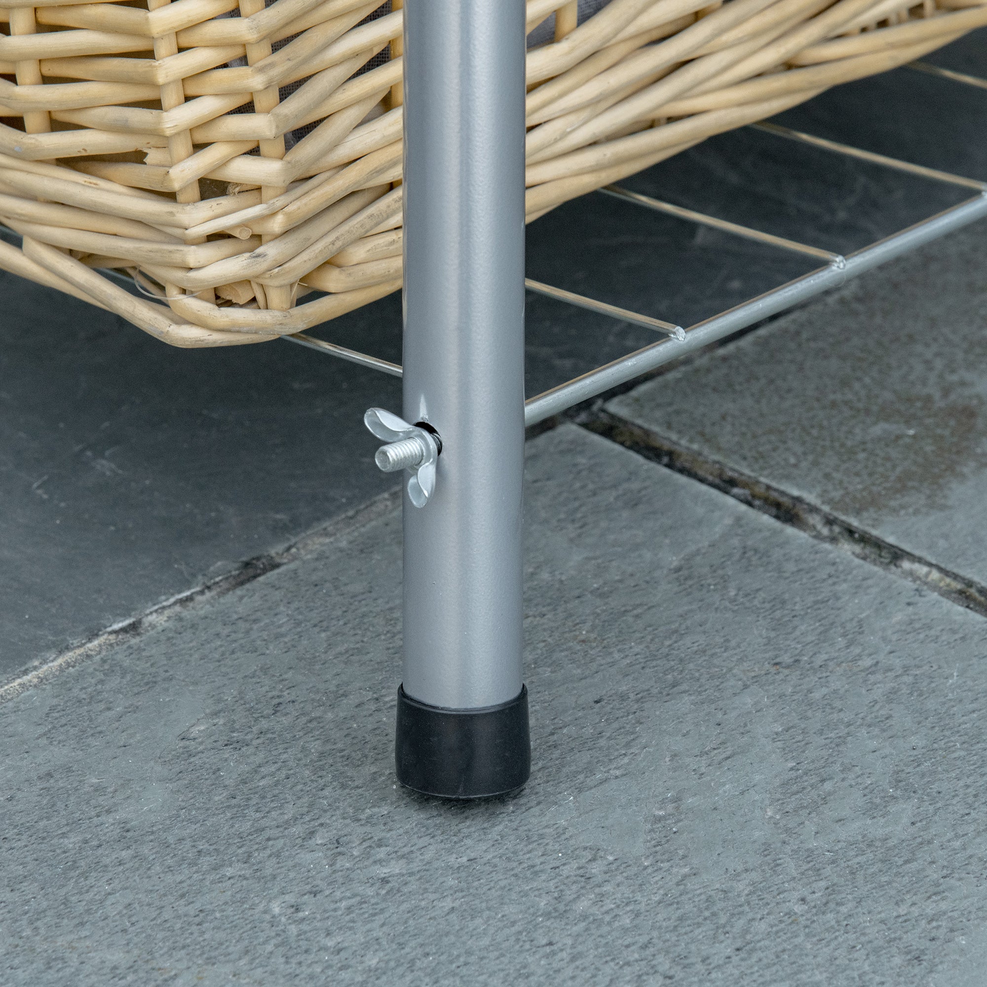 Kozy Portable BBQ Charcoal Grill with 2 Wheels and Cooking Utensils, Smoker Grill with Lid for Outdoor Barbecues, Camping, Picnic, Courtyard