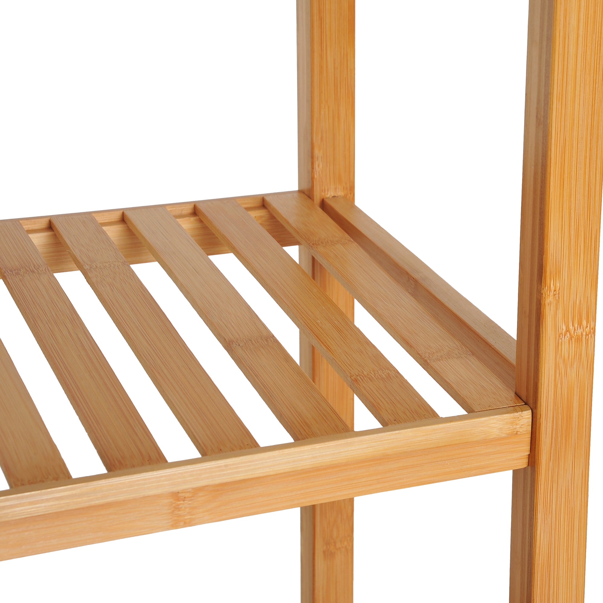 Kozy 140cm Tall Bathroom Cabinet, Freestanding Storage Unit w/ 3 Shelves, Utility Organiser Cupboard for Home Kitchen