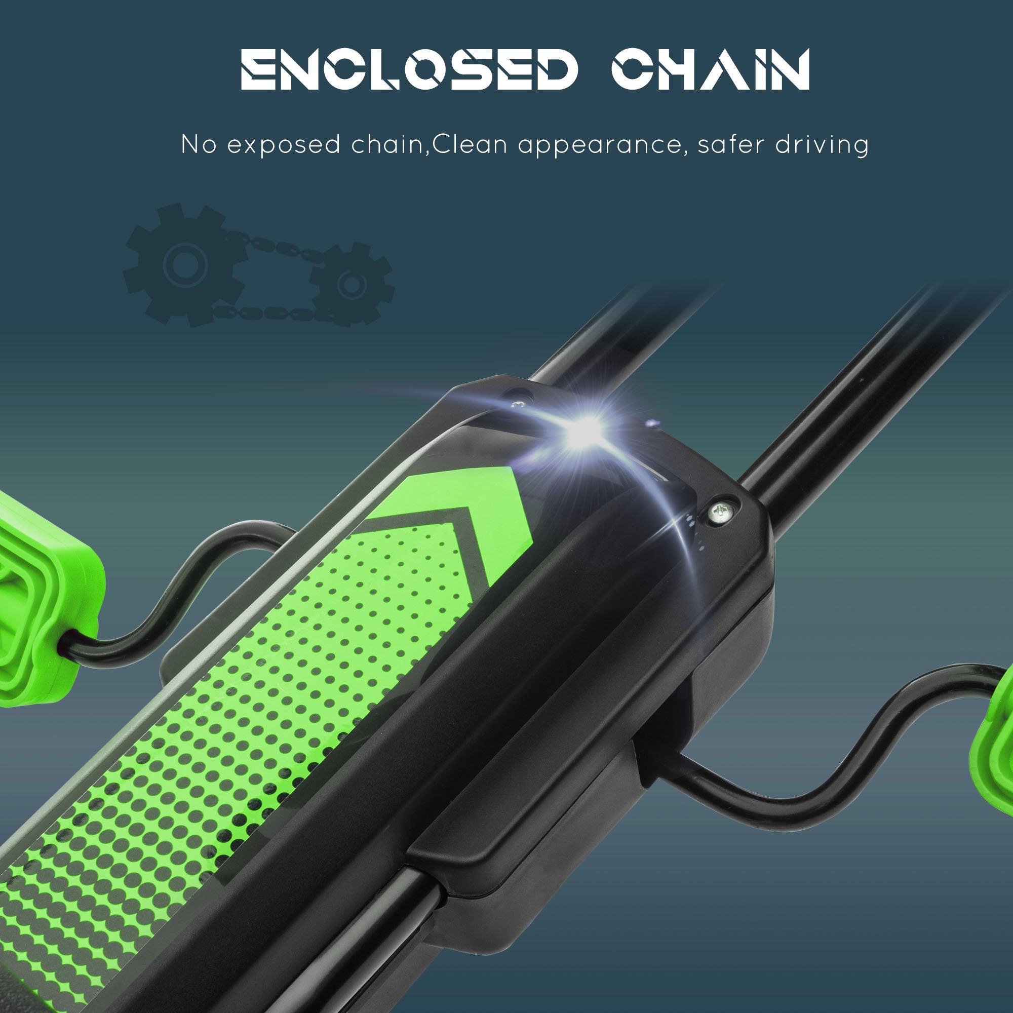 HOMCOM Children Pedal Go Kart, Racing Go Cart w/ Adjustable Seat, Inflatable Tyres, Shock Absorb, Handbrake, for Kids Ages 5-12, Green | Aosom UK