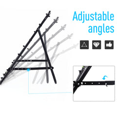 Kozy Adjustable Rebounder Net Kickback Target Goal for Teens Adults Training, Black