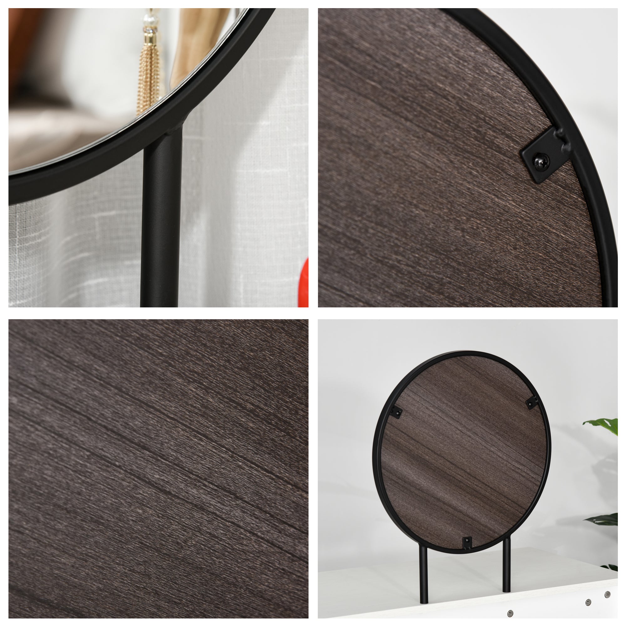 Kozy Dressing Table with Mirror and Stool, Vanity Makeup Desk Set with 2 Drawers, Cushioned Stool and Make-up Organiser for Bedroom and Dressing Room, 80 x 40 x 123 cm, White