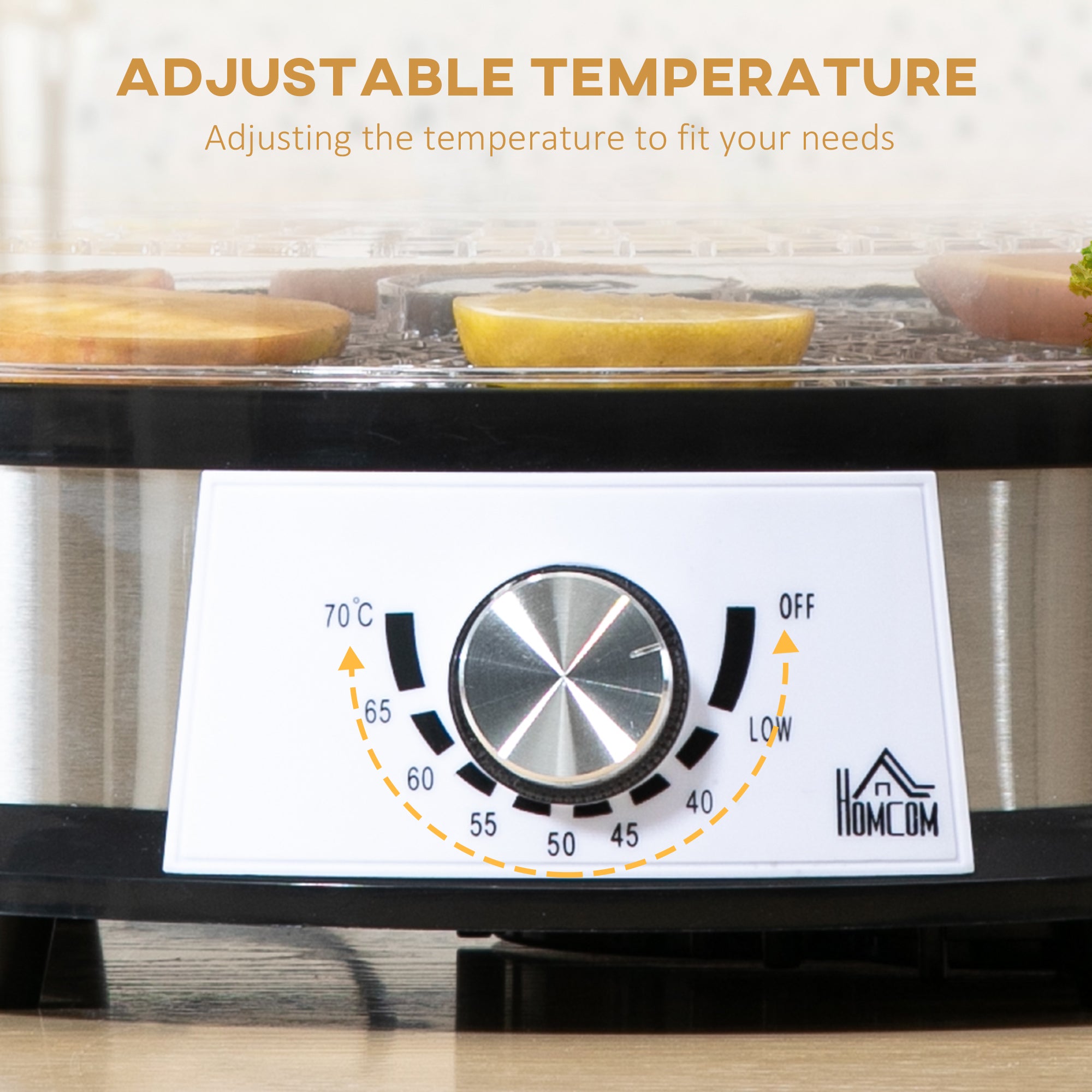 Kozy 40-70℃ Five-Tray Food Dehydrator