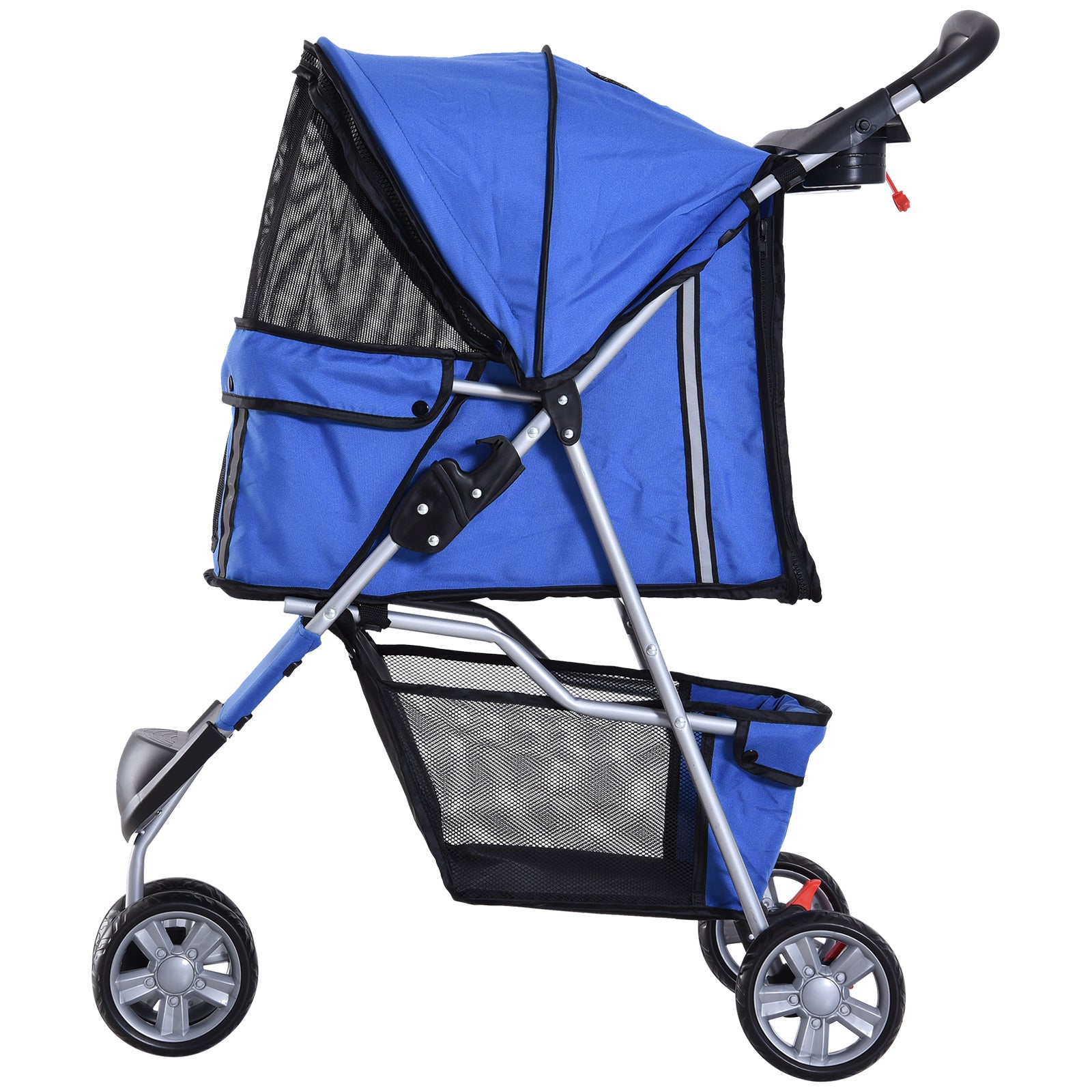 PawHut Pet Stroller for Dogs, Three