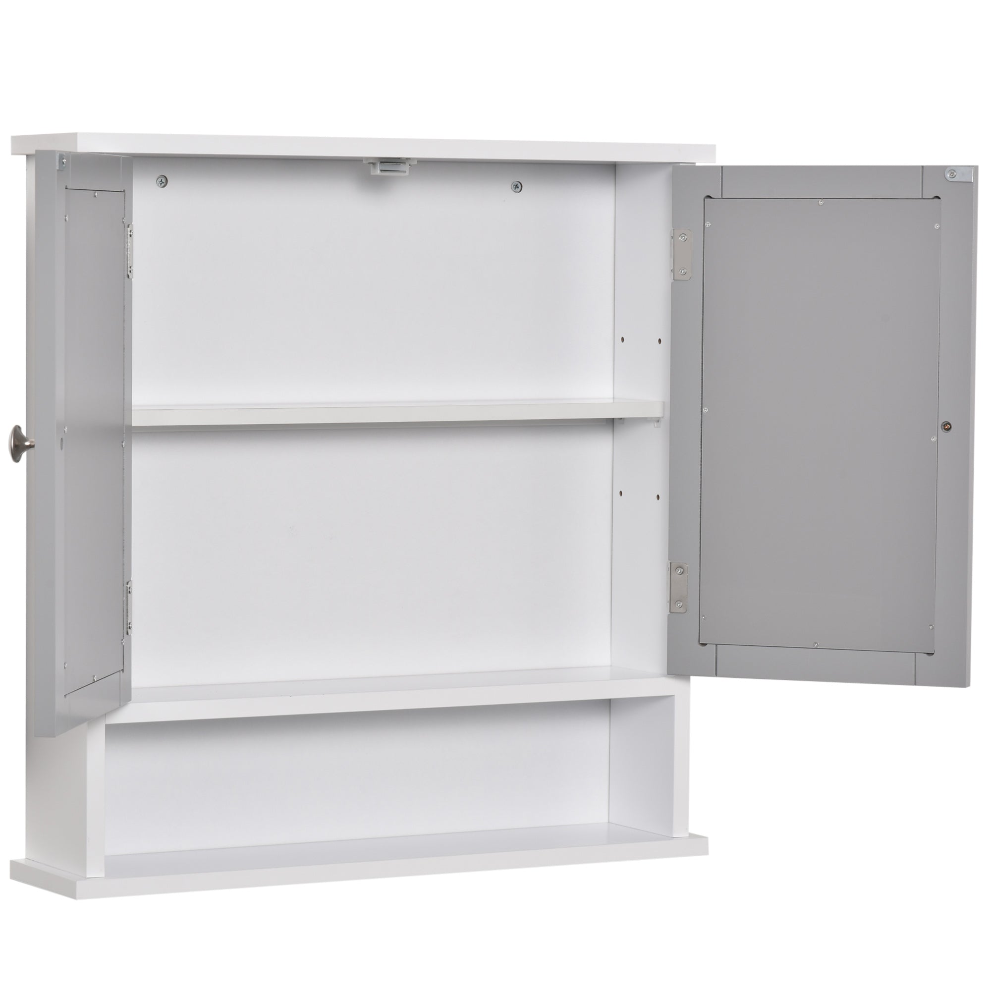 Kozy Bathroom Wall Storage Cabinet - Grey