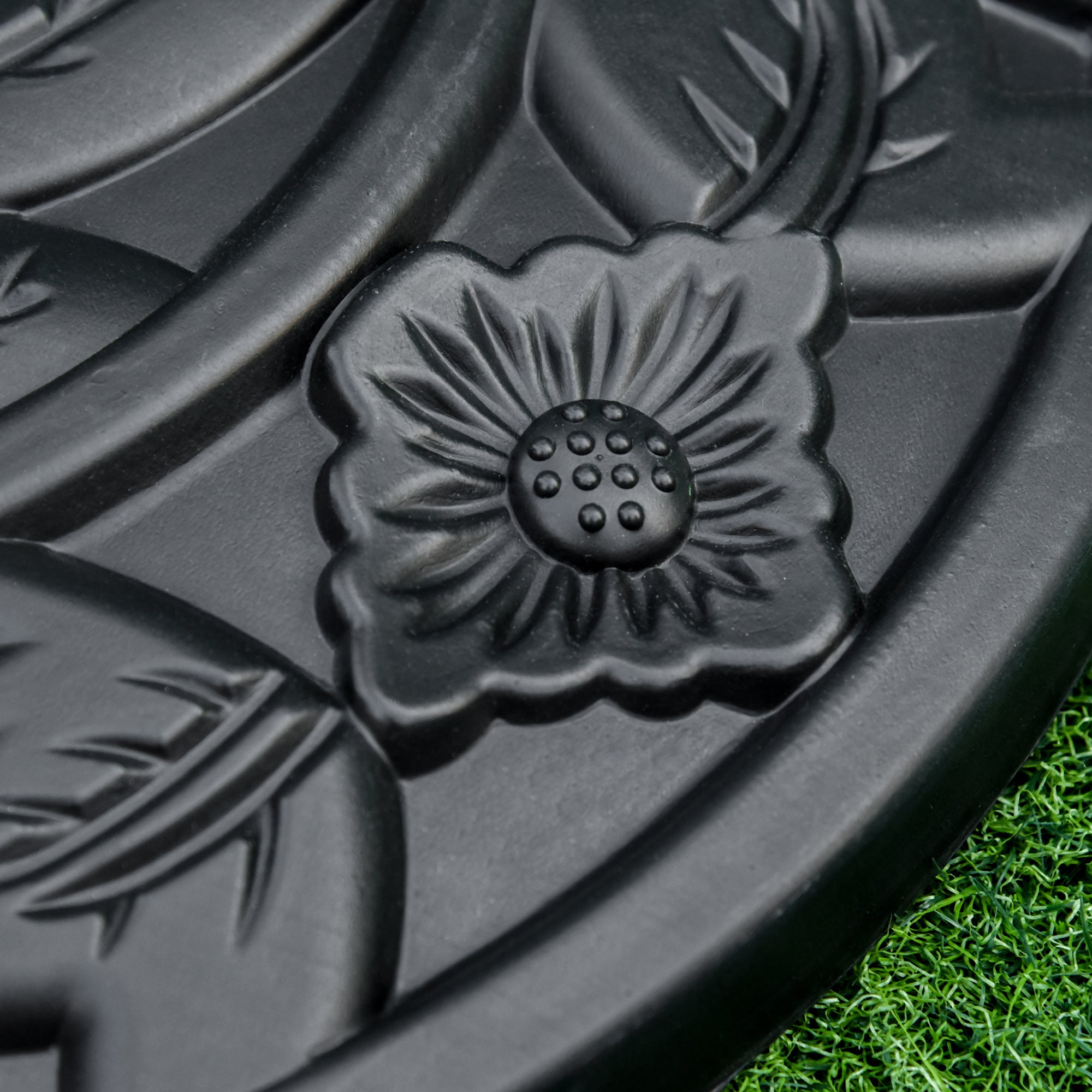 Kozy 9kg Cement Concrete Half Round Parasol Base Umbrella Stand Garden Outdoor Accessories - Adjustable Coupler Suitable Umbrella Rod: 3.5cm, 3.8cm, 4.8cm