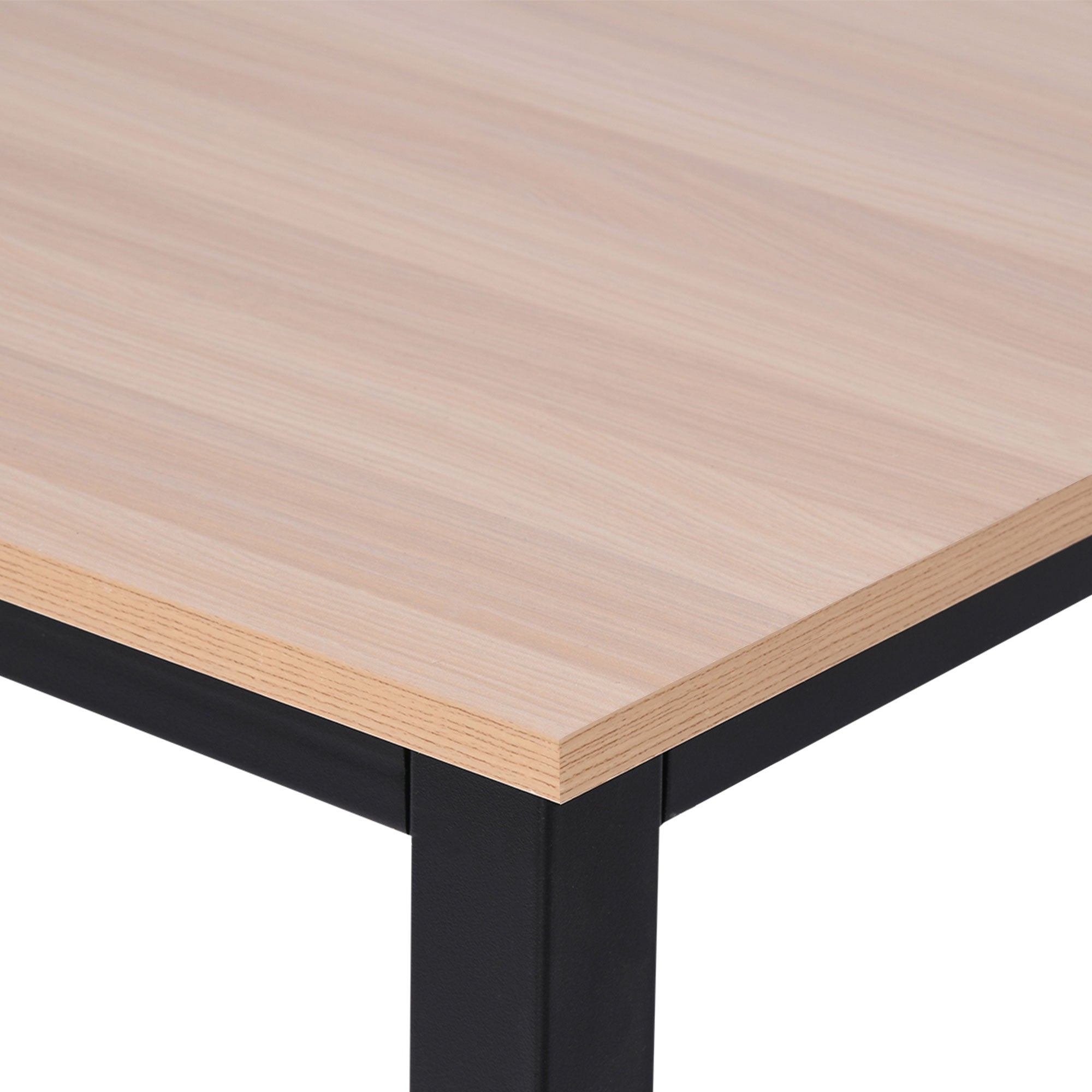 Kozy Computer Desk, Writing Table, 120 x 60 x 76cm Workstation for Home Office, Study with Metal Frame, Simple Assembly, Black