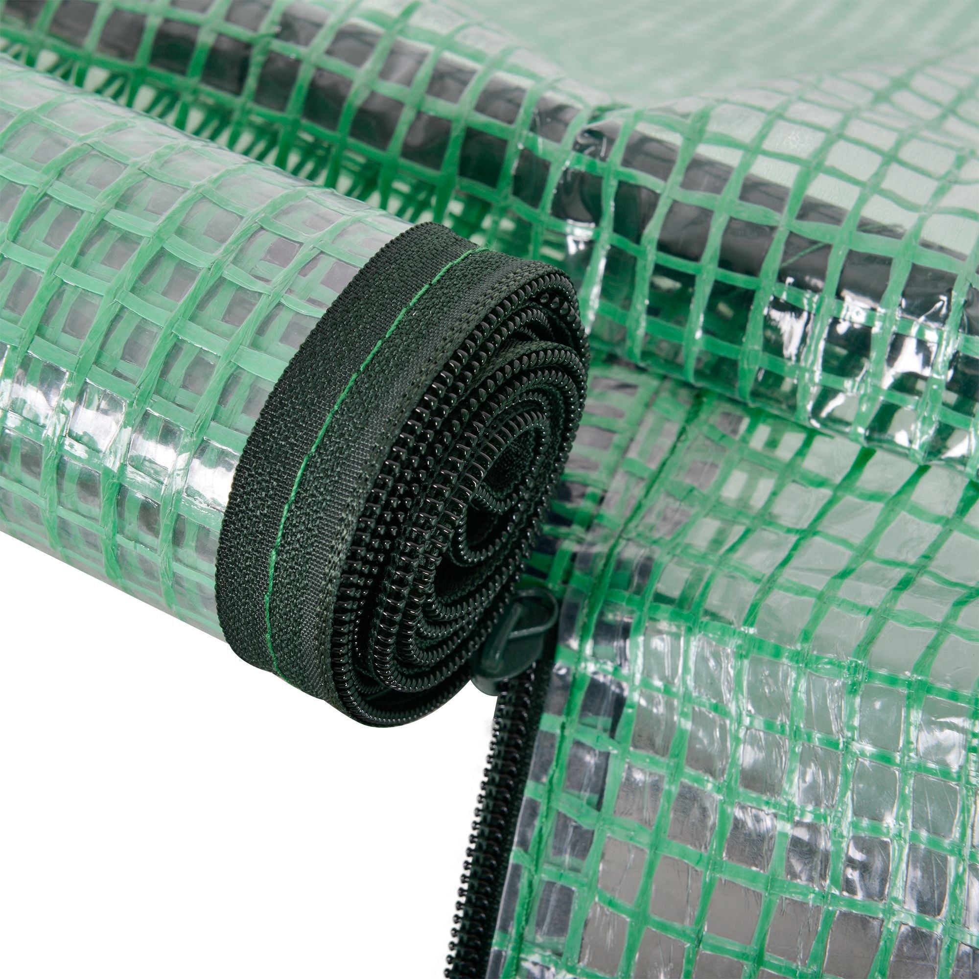 Kozy Tunnel Greenhouse Green Grow House for Garden Outdoor, Steel Frame, PE Cover, Green, 200 x 100 x 80cm