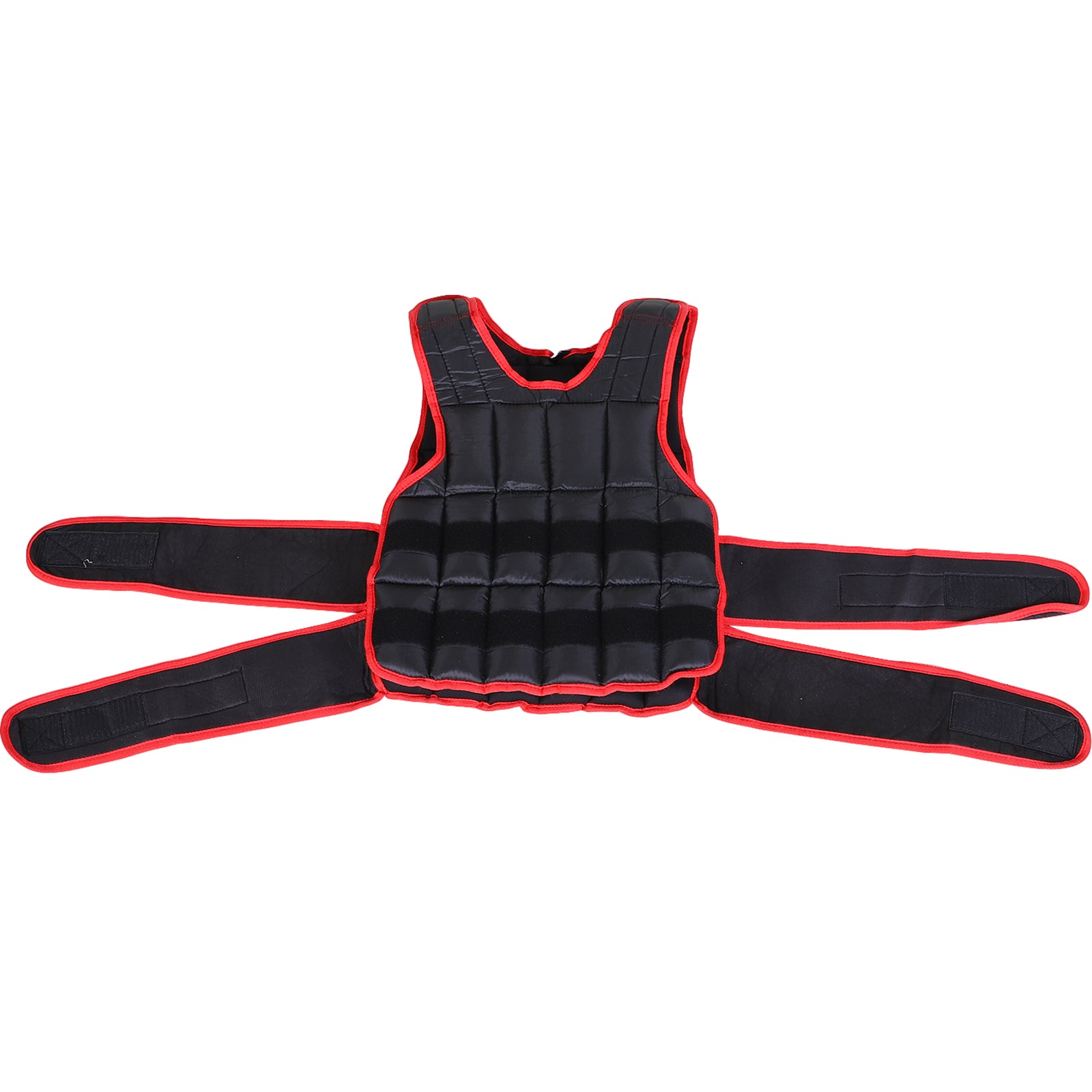 HOMCOM 10kg Adjustable Exercise Workout Metal Sand Weight Vest Red