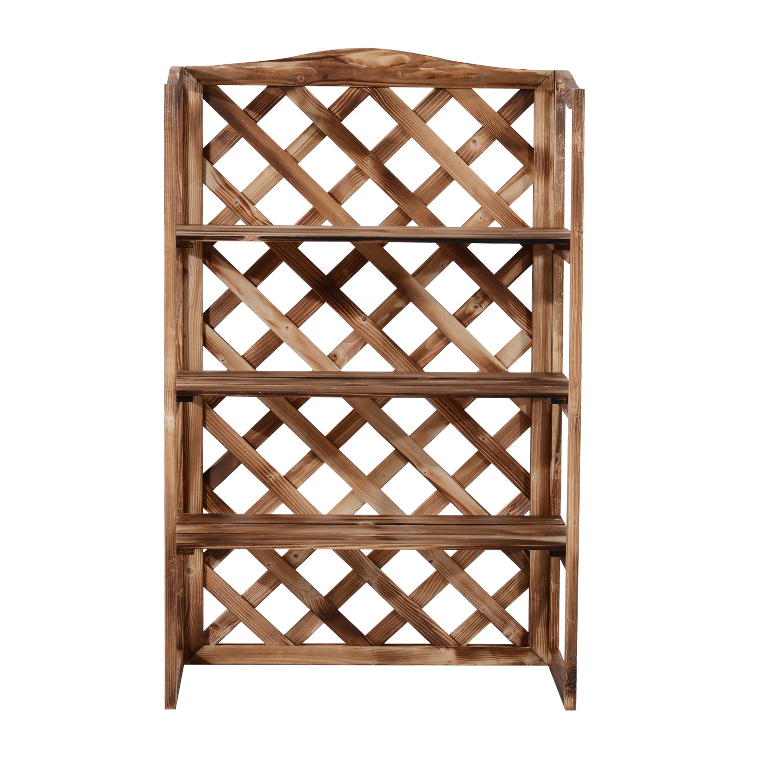 Outsunny Wooden Plant Stand, 3