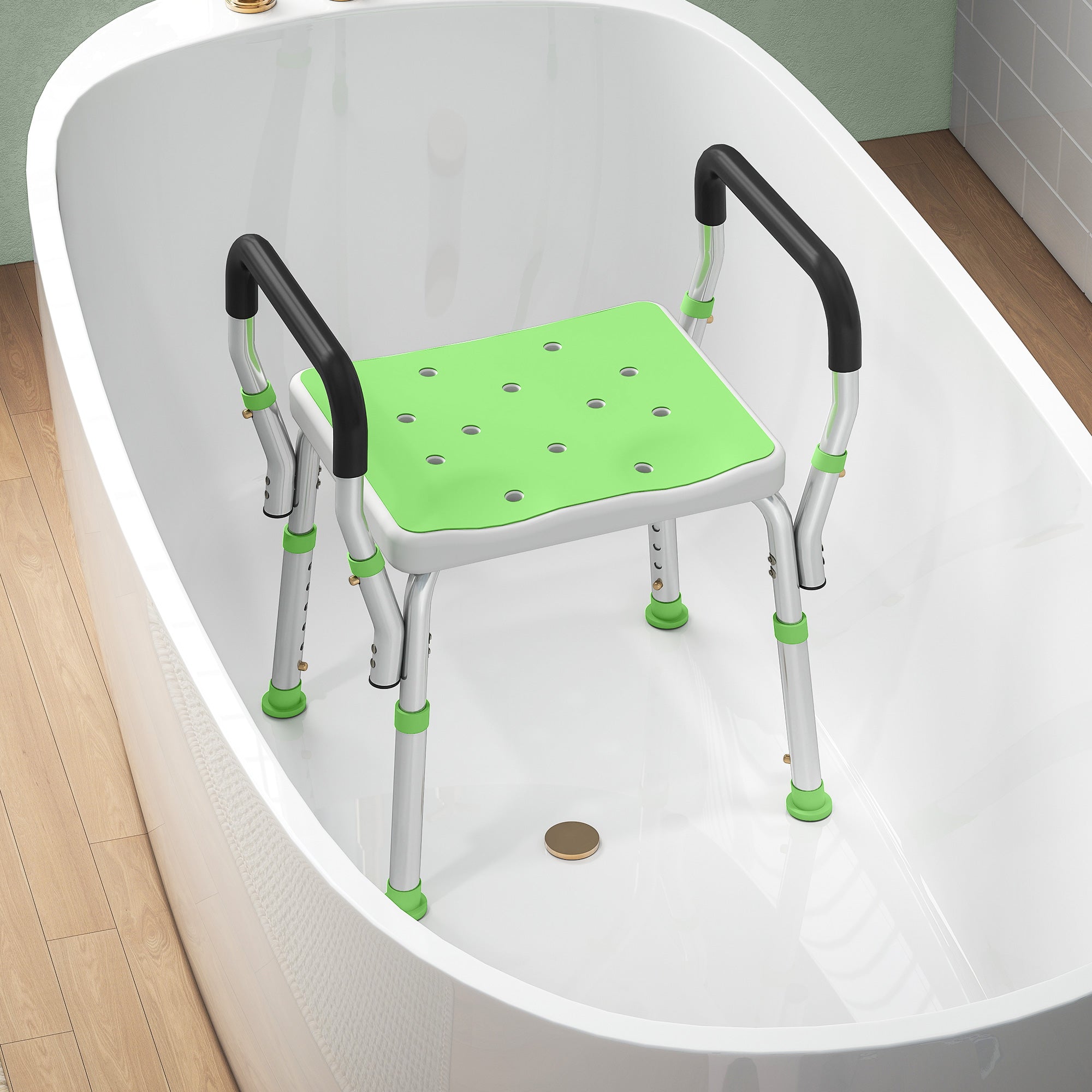 Kozy 57-69cm Aluminium Frame Bath Seat