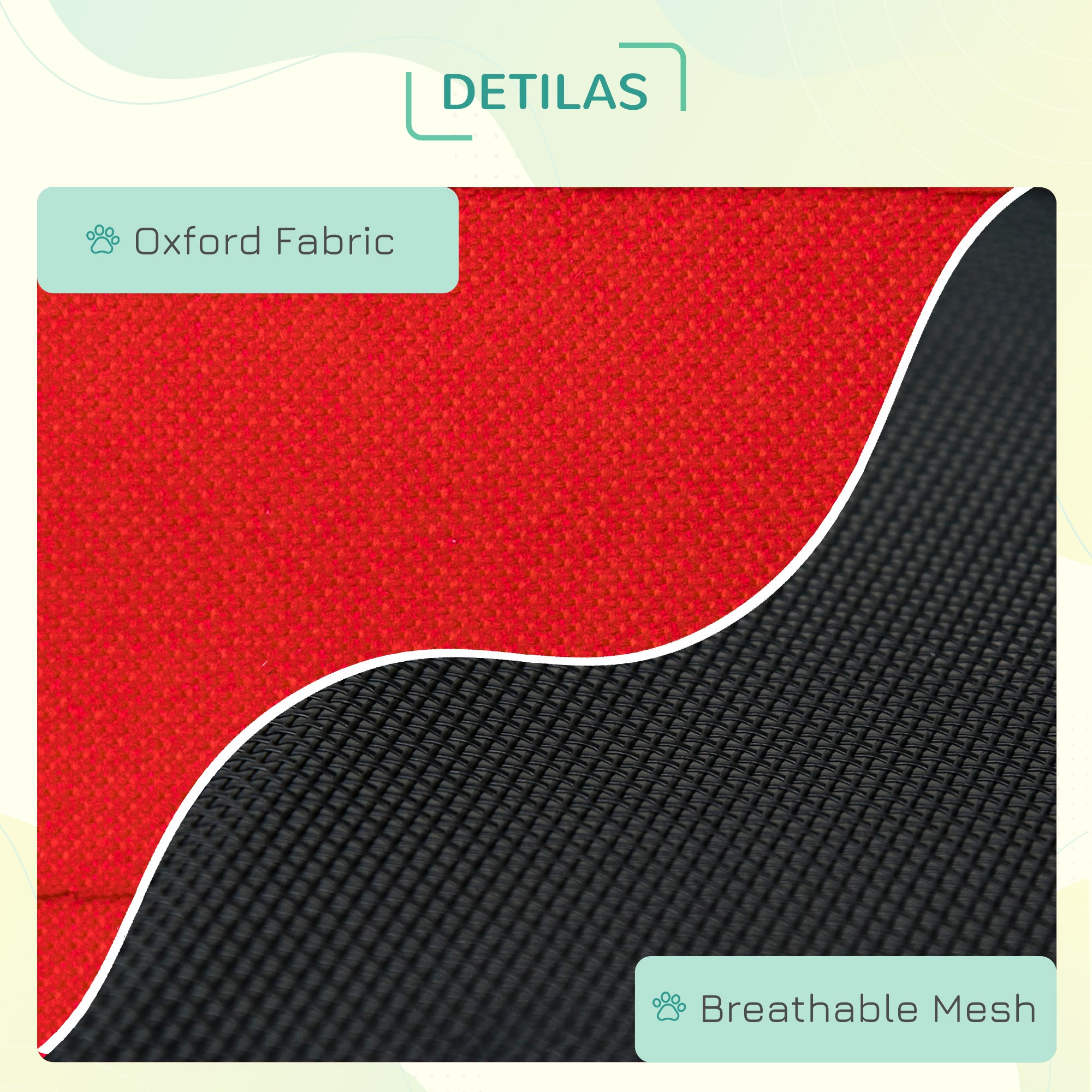 Kozy Raised Dog Bed Cat Elevated Lifted Portable Camping w/ Metal Frame Black and Red (Small)