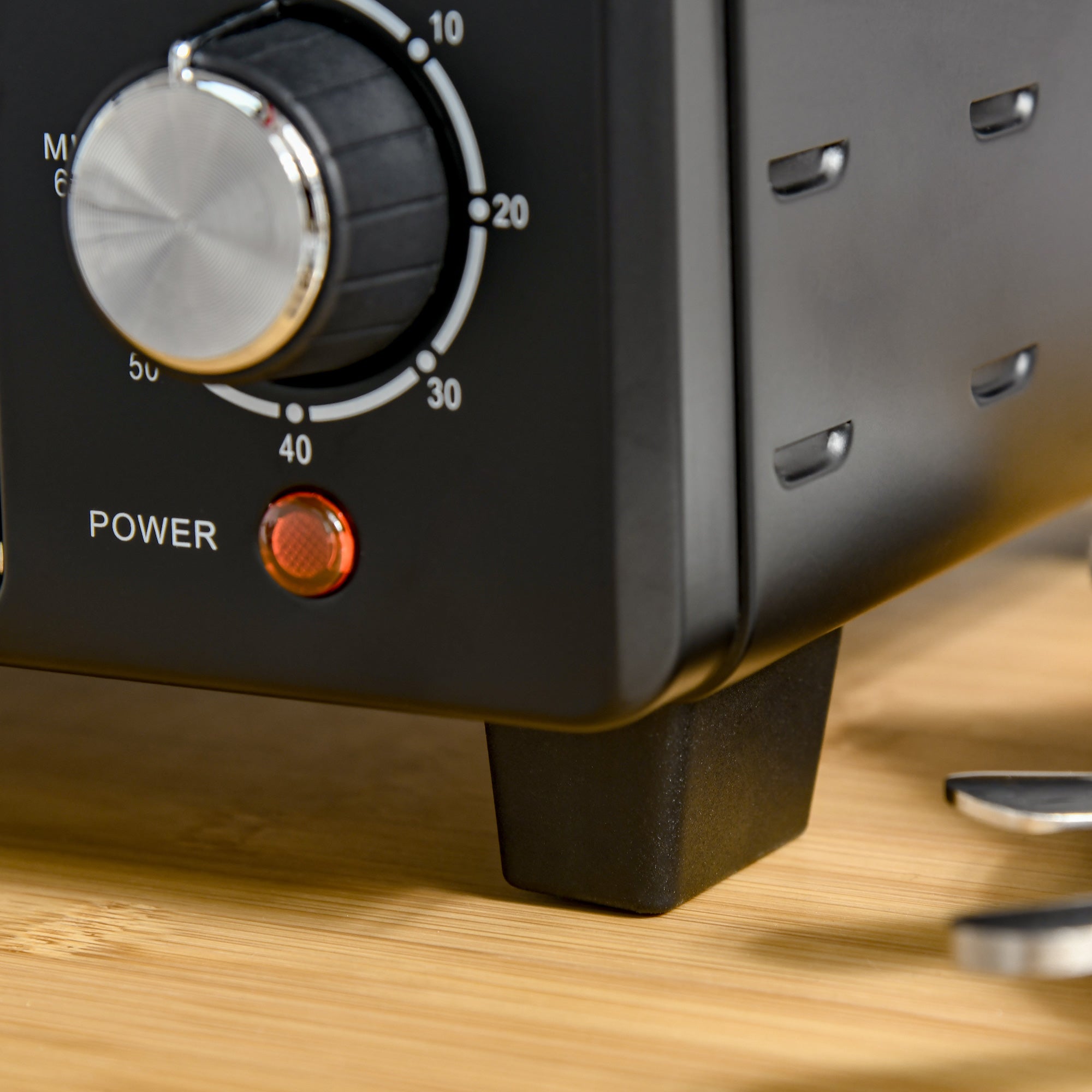 Kozy 21L Mini Countertop Oven, 100°C-230°C Adjustable Temp - Black