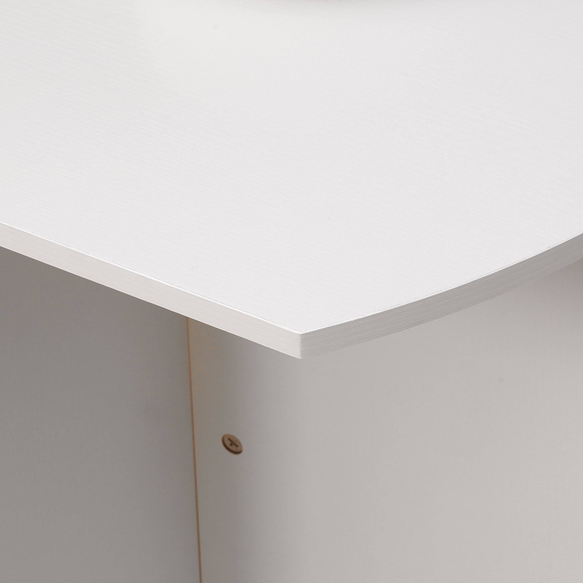 Kozy Four-Person Drop Leaf Dining Table - White