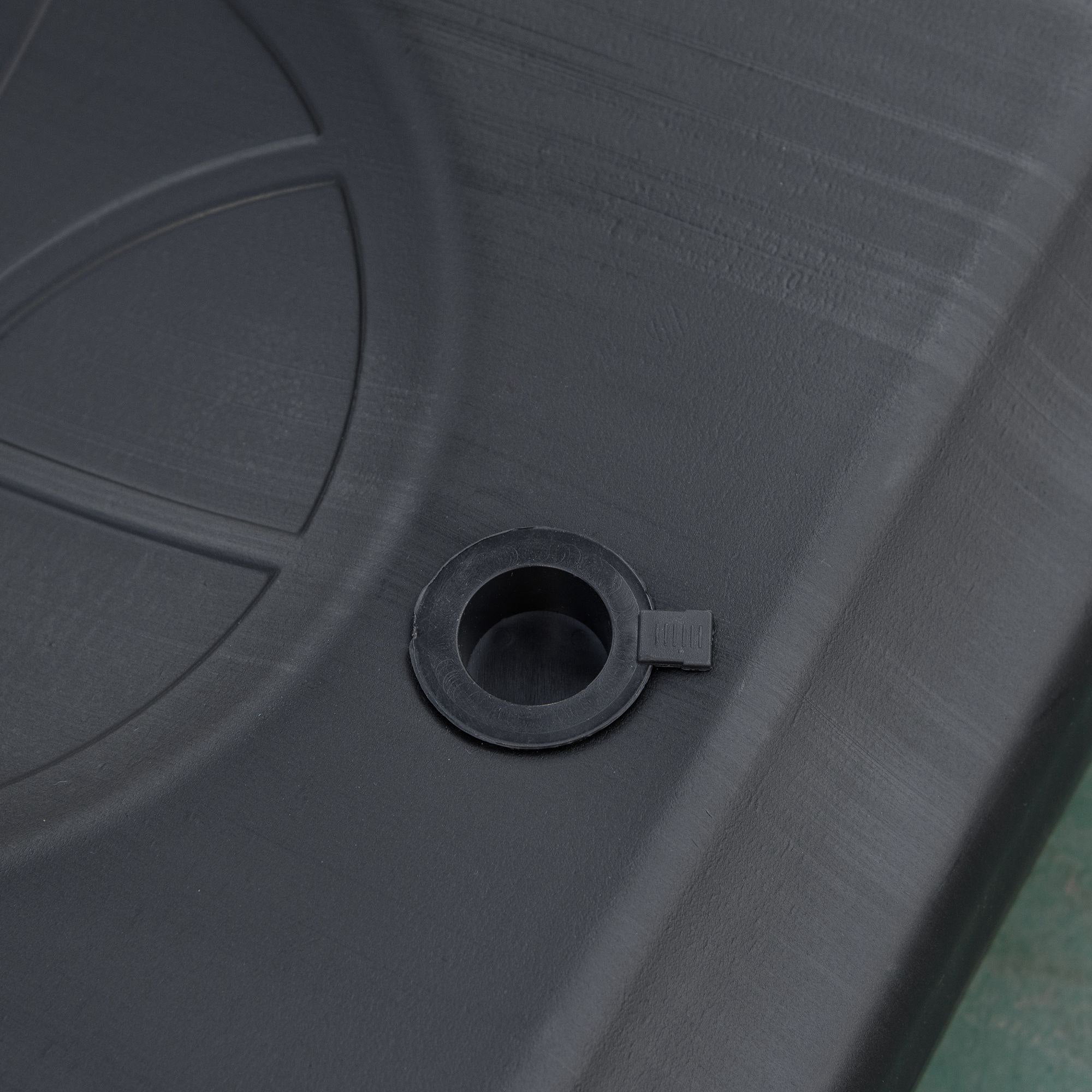 Kozy Basketball Hoop Stand Portable Adjustable Height 2.1-2.6m w/ Wheels, Sturdy Rim Stable Base, Black