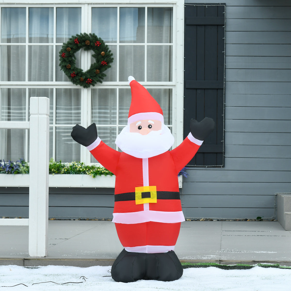 HOMCOM Inflatable 1.2m Santa Claus