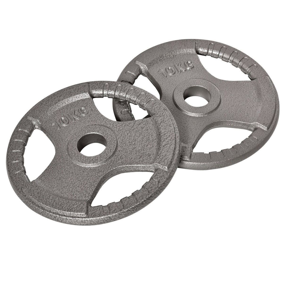 Kozy Set of 2 Cast Iron Weight Plates for 2"/5cm Hole Dumbbell Handle Bar, Barbell Weight 2 x 10kg