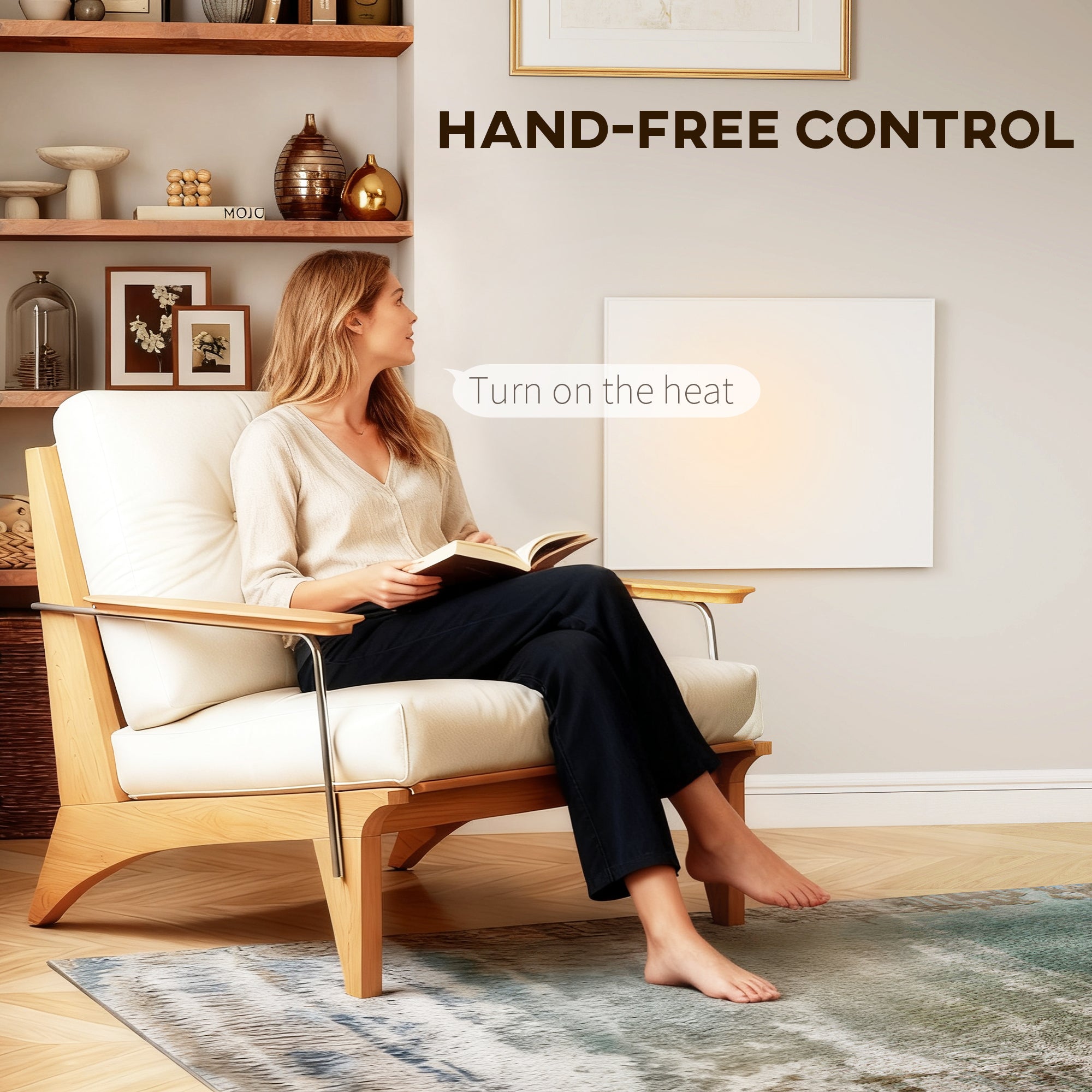 Kozy Wifi Smart Electric Heater, Far Infrared, Wall Mounted - 170W