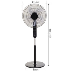 HOMCOM Oscillating Floor Fan W/ Remote Control