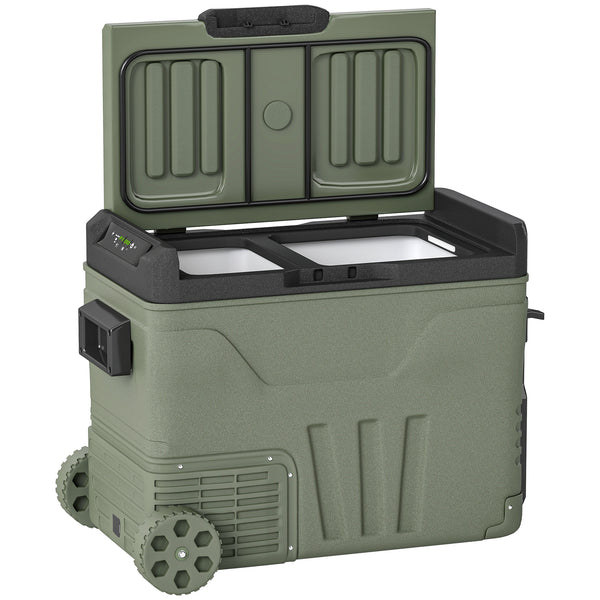 Two Compartment Car Fridge Cooler