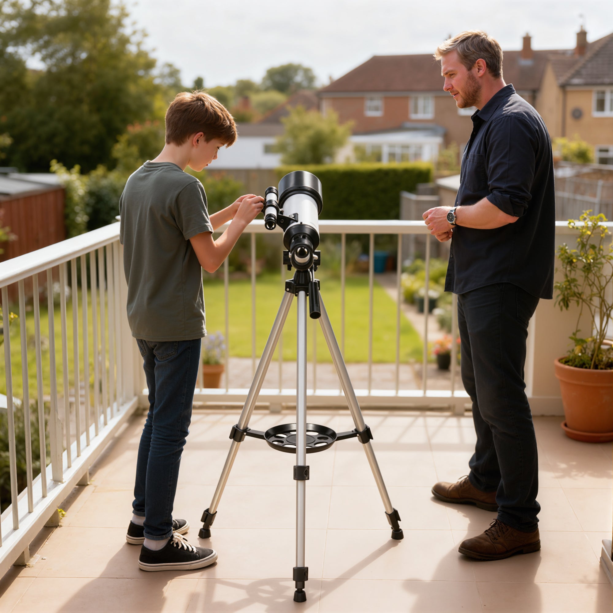 Kozy Astronomy Telescope for Adults and Beginners with 70 mm Aperture, Carry Bag, White