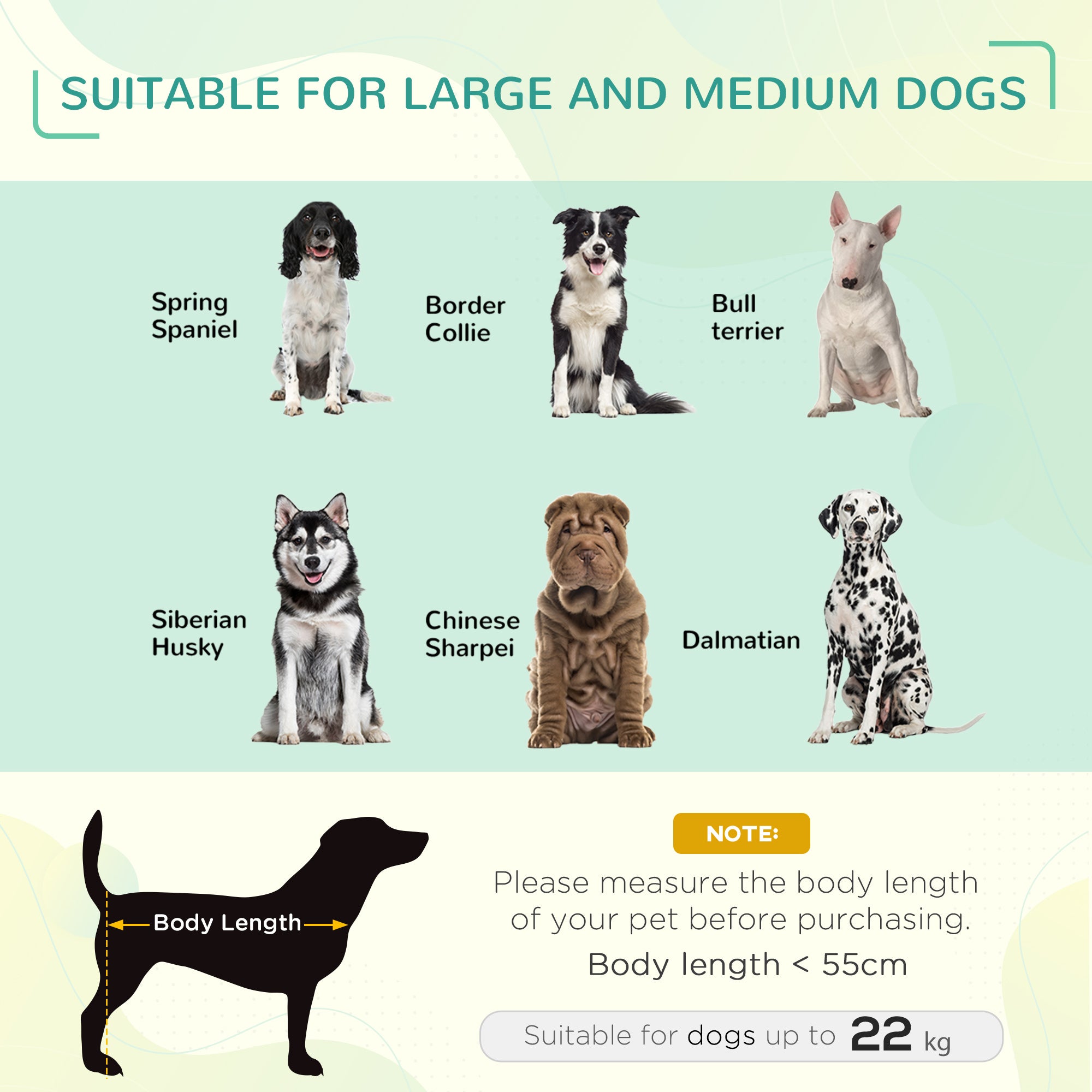 Kozy Elevated Pet Bed Cooling Raised Cot Style Bed for Large Medium Sized Dogs with Non-slip Pads Steel Frame Breathable Mesh Fabric, 110 x 75 x 20 cm - Black