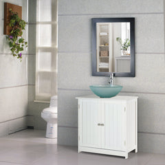 HOMCOM Bathroom Under Sink Cabinet, 2