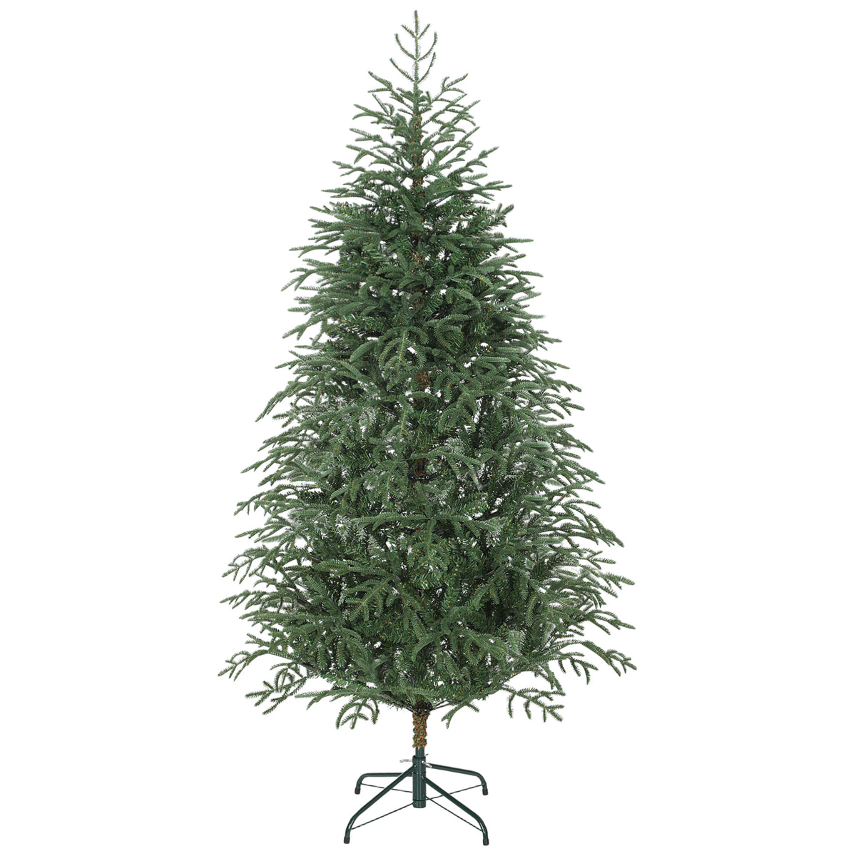 Kozy - 6 ft Full Spruce Christmas Tree with Realistic Dense Tips, Easy Assembly - Green