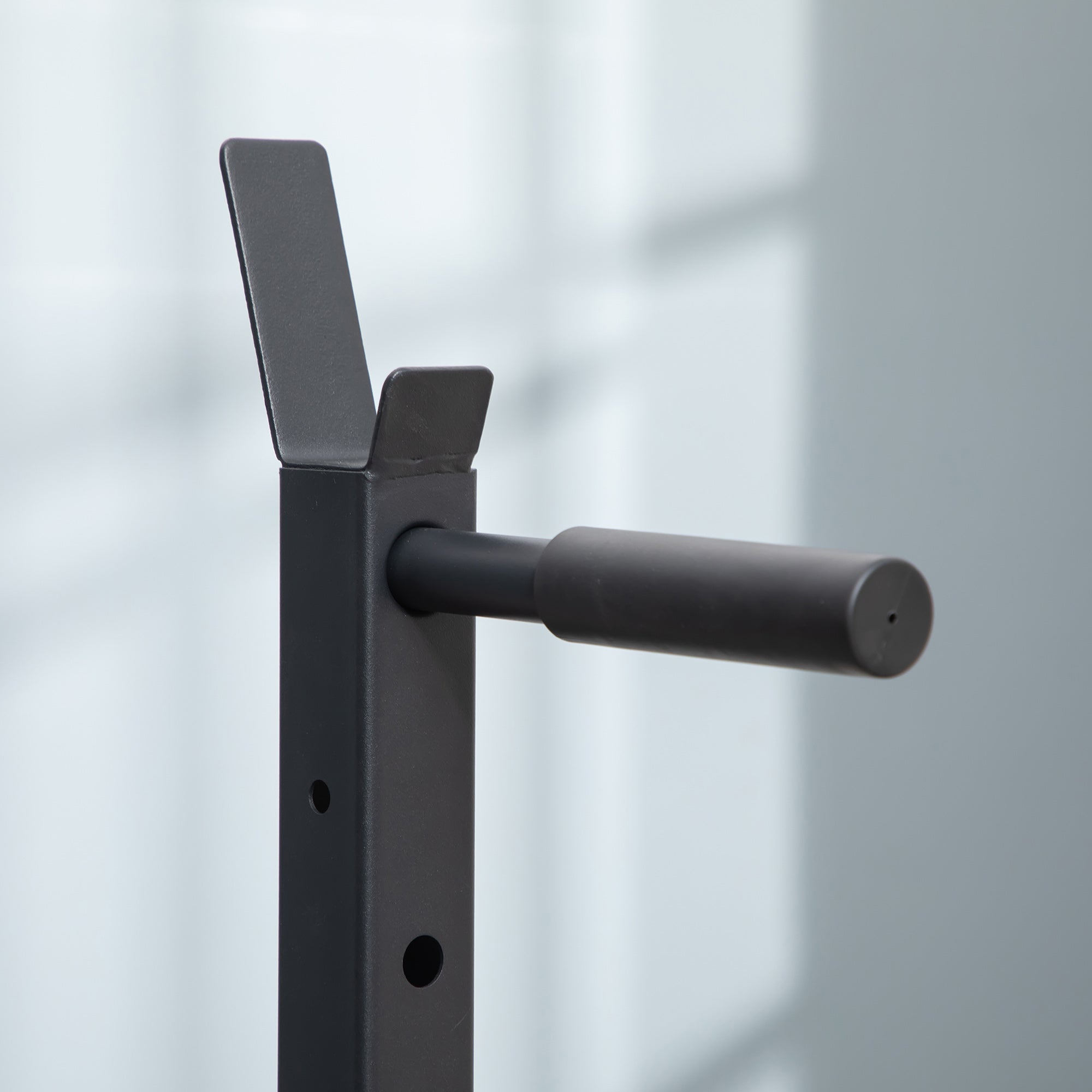 Kozy Multifunction Barbell Squat Rack Stand Heavy-Duty Strength Training Dumbbell Rack Adjustable Height Weight Lifting Bench Press Dip Station for Home Gym, Black