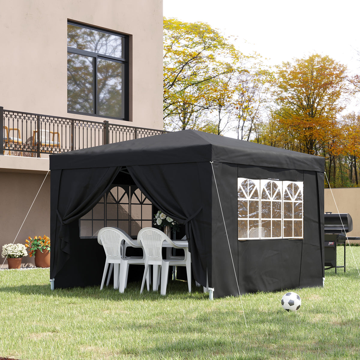 Outsunny 3x3m Pop up Gazebo Marquee