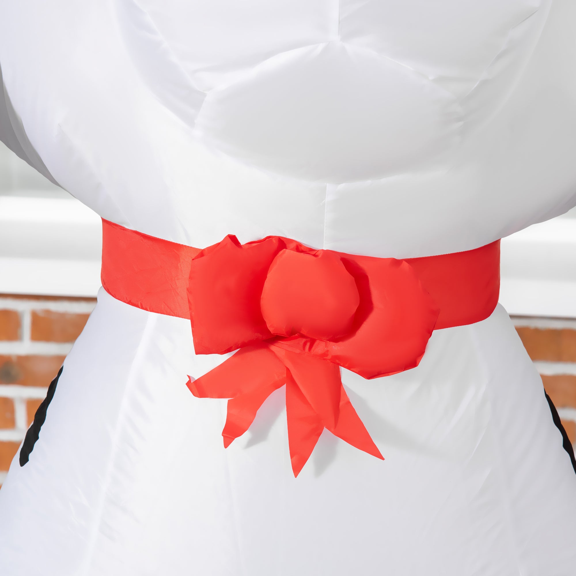 Kozy 6ft Inflatable Christmas Puppy Dog Wearing Santa Hat Lighted Outdoor Decoration Blow Up Decor for Holiday Indoor