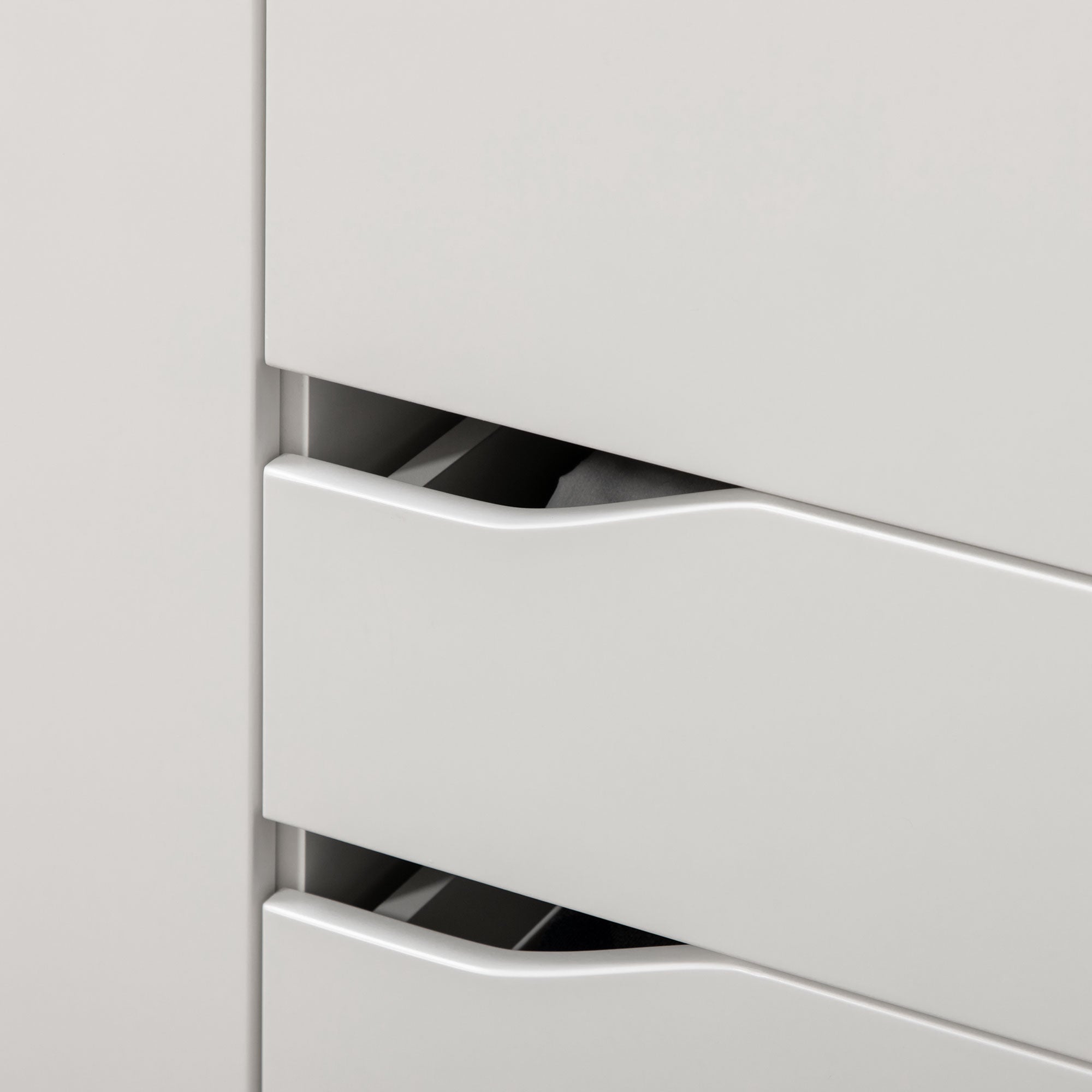 Kozy Wardrobe with 2 Doors, 2 Drawers, Hanging Rail, Shelves for Bedroom Clothes Storage Organiser, 89x50x185cm, White