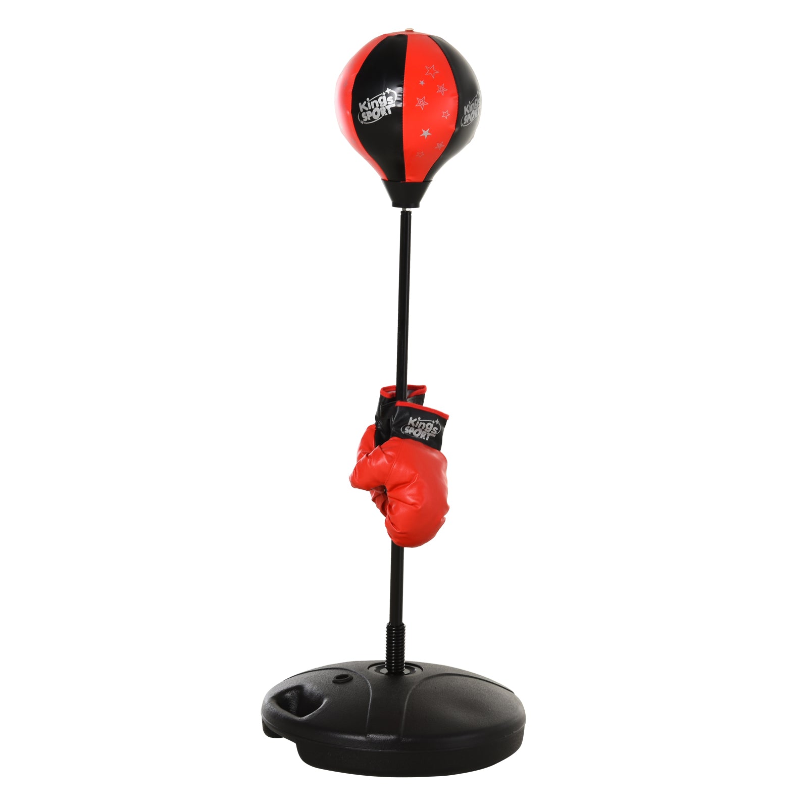 HOMCOM Adjustable Boxing Punch Ball Set with 360° Degree Rebound Spring, Fighting Game for Teenagers, 38x78