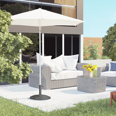 Kozy 19KG Resin Umbrella Base Garden Parasol Base Stand Round Sun Shade Holder Suitable For Pole Between 38mm to 48mm