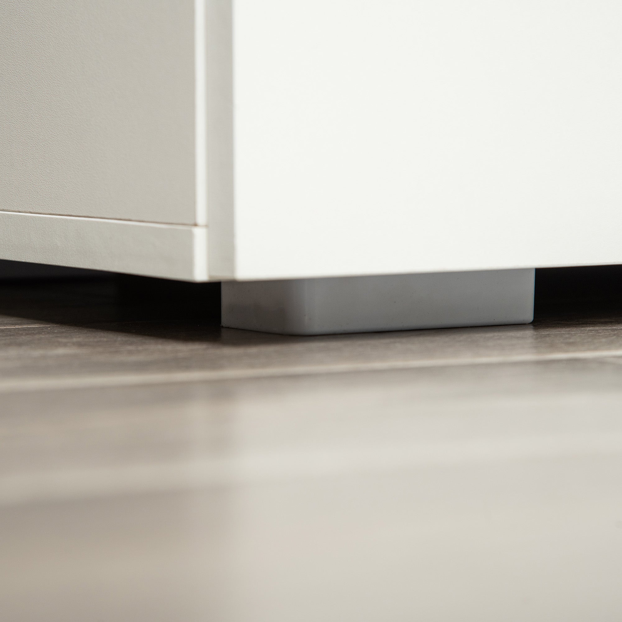 Kozy Storage Cabinet w/ Two Shelves Wooden Sideboard Freestanding Kitchen Cupboard Bookcase - Black