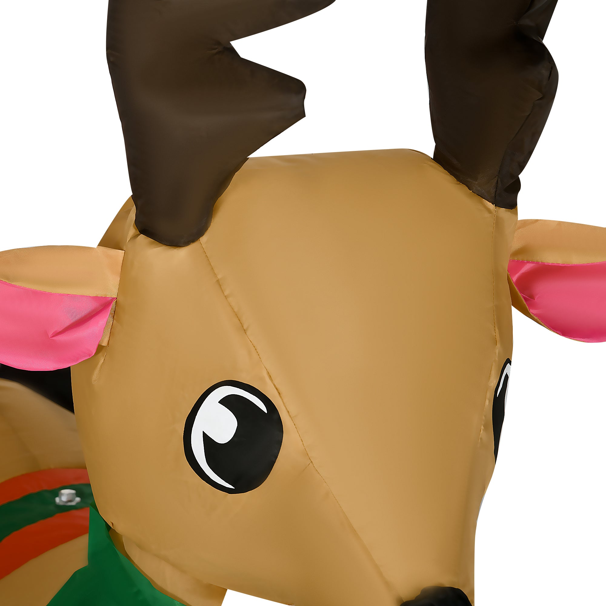 Kozy 4ft Christmas Inflatable Santa Claus Sledge Sleigh Reindeer Blow Up Decoration Xmas Décor for Garden