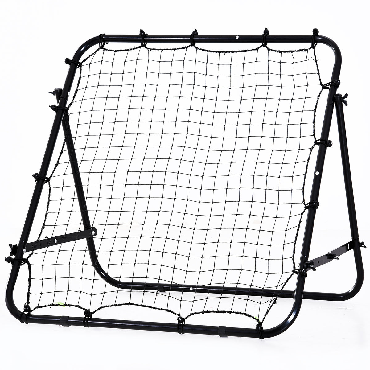 Kozy Adjustable Rebounder Net Kickback Target Goal for Teens Adults Training, Black