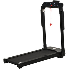 Kozy 600W Foldable Steel Motorised Treadmill Running Machine w/ LCD Monitor Black