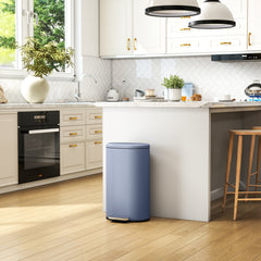 Kozy 30 L Modern Curved Kitchen Bin - Grey